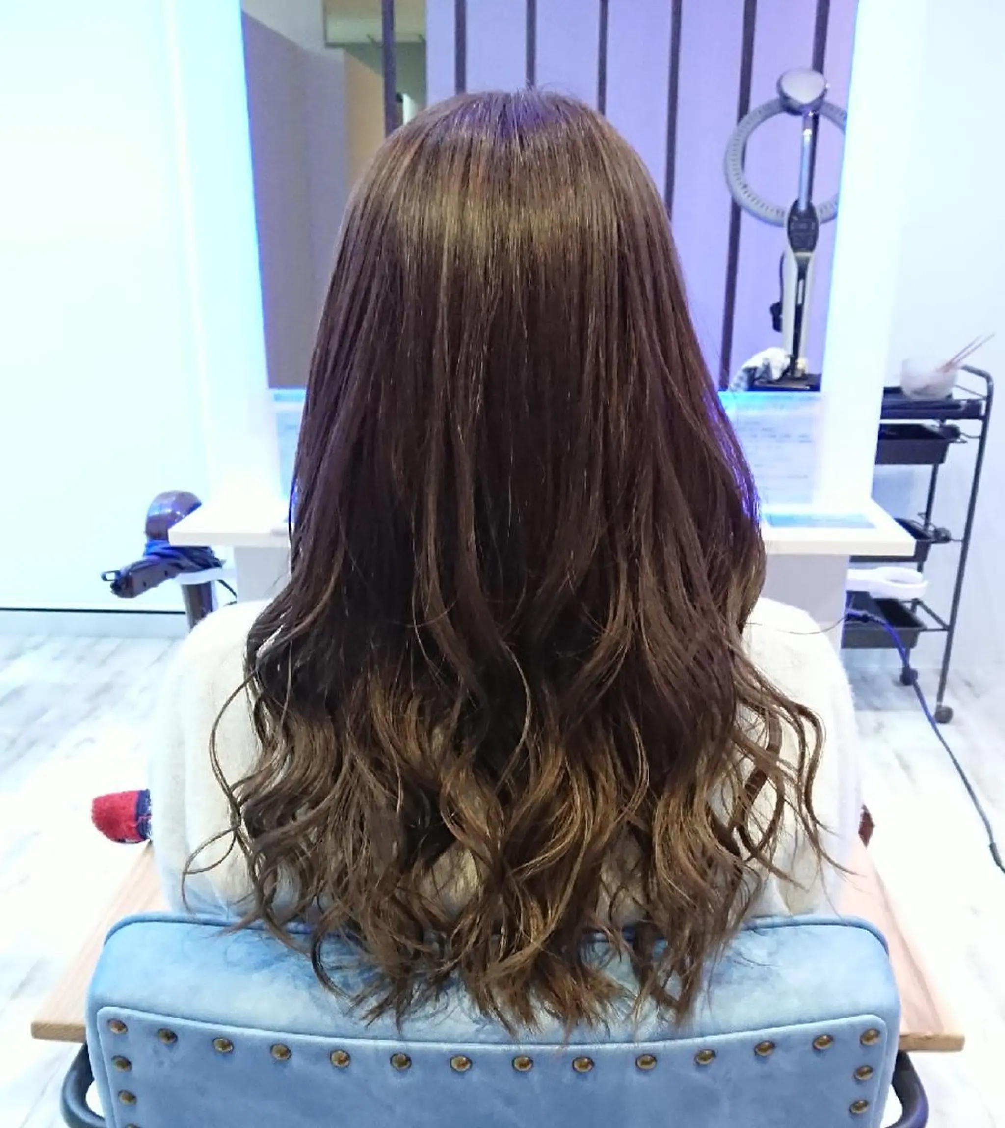 セミロング カラー ヘアアレンジ 小林 伸行のヘアスタイル