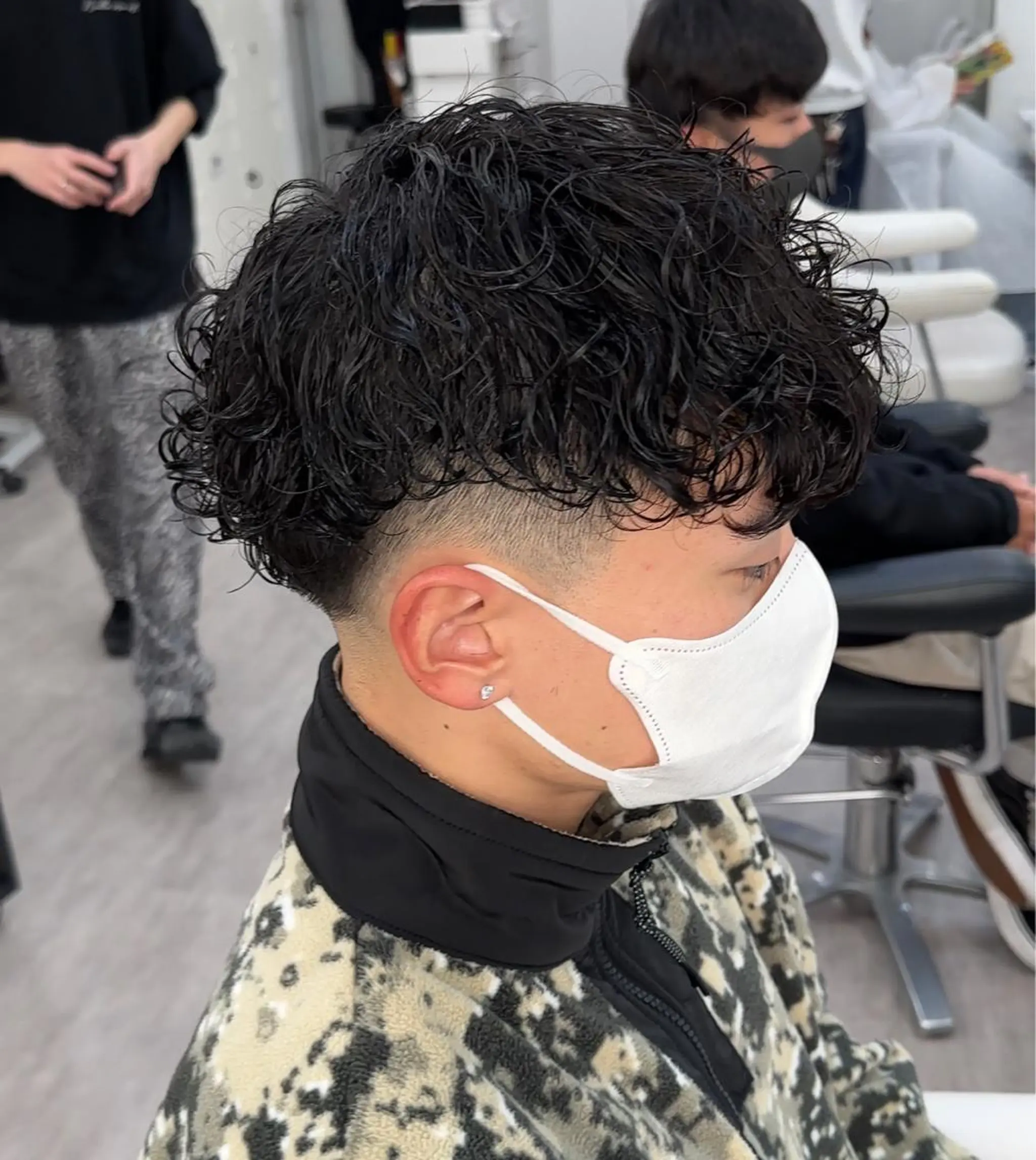 ショート パーマ メンズ マッシュ 刈り上げ dot.グループ指名 No.1橋本滉太のヘアスタイル