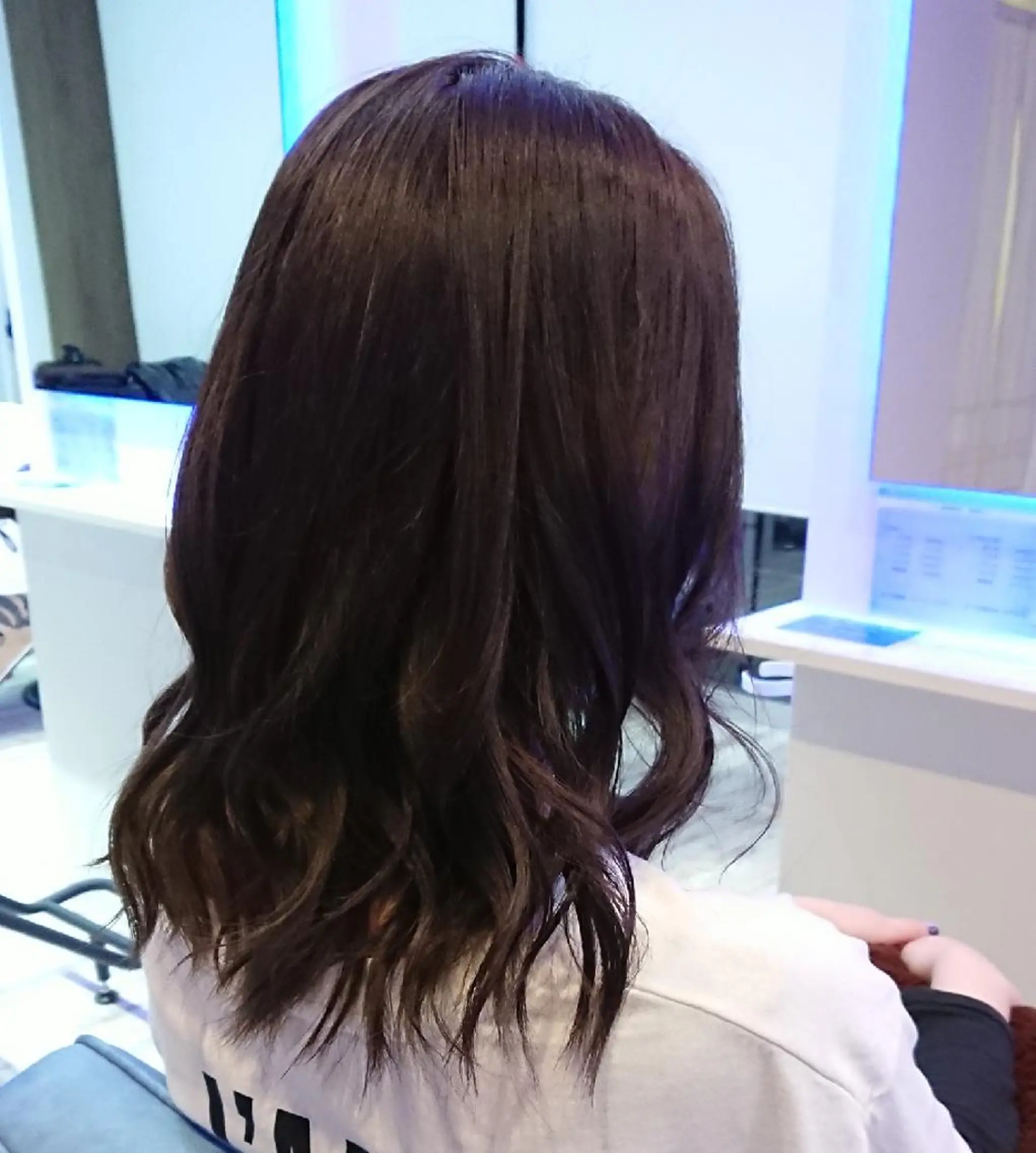 ミディアム カラー ヘアアレンジ 小林 伸行のヘアスタイル