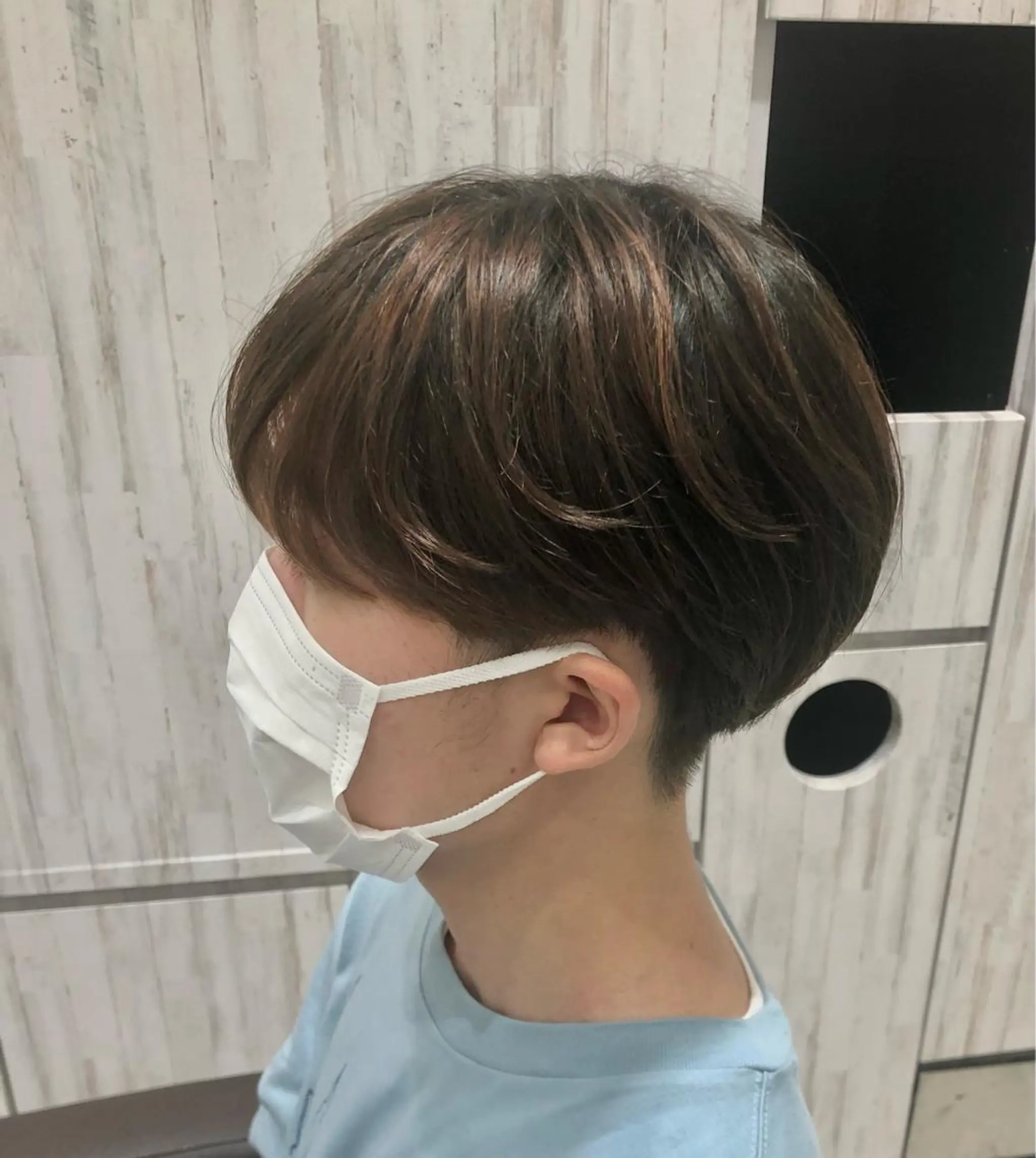 ショート パーマ メンズ 木野 翔斗のヘアスタイル