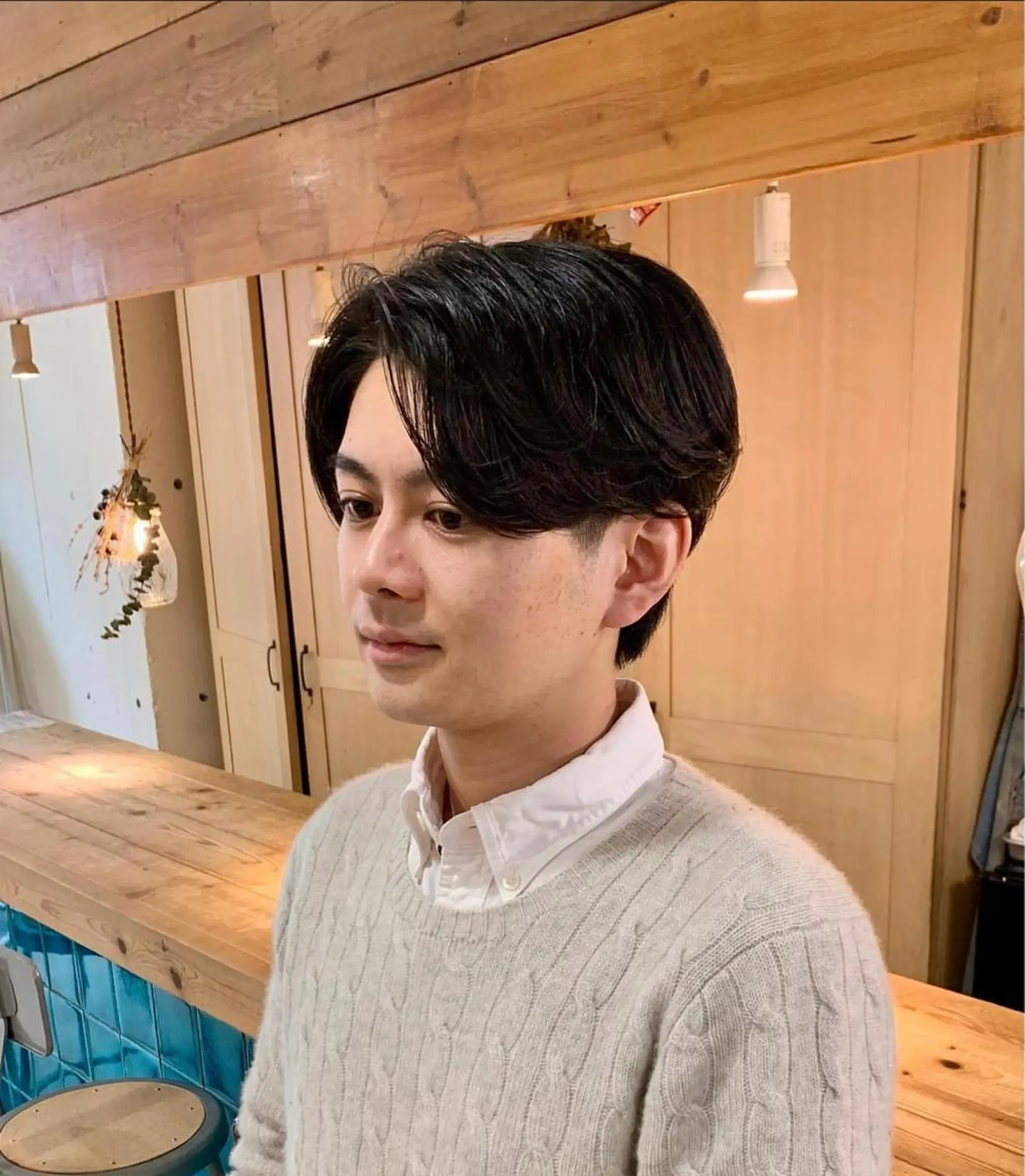 ミディアム メンズ YUKI 新宿カット パーマ/カラーのヘアスタイル