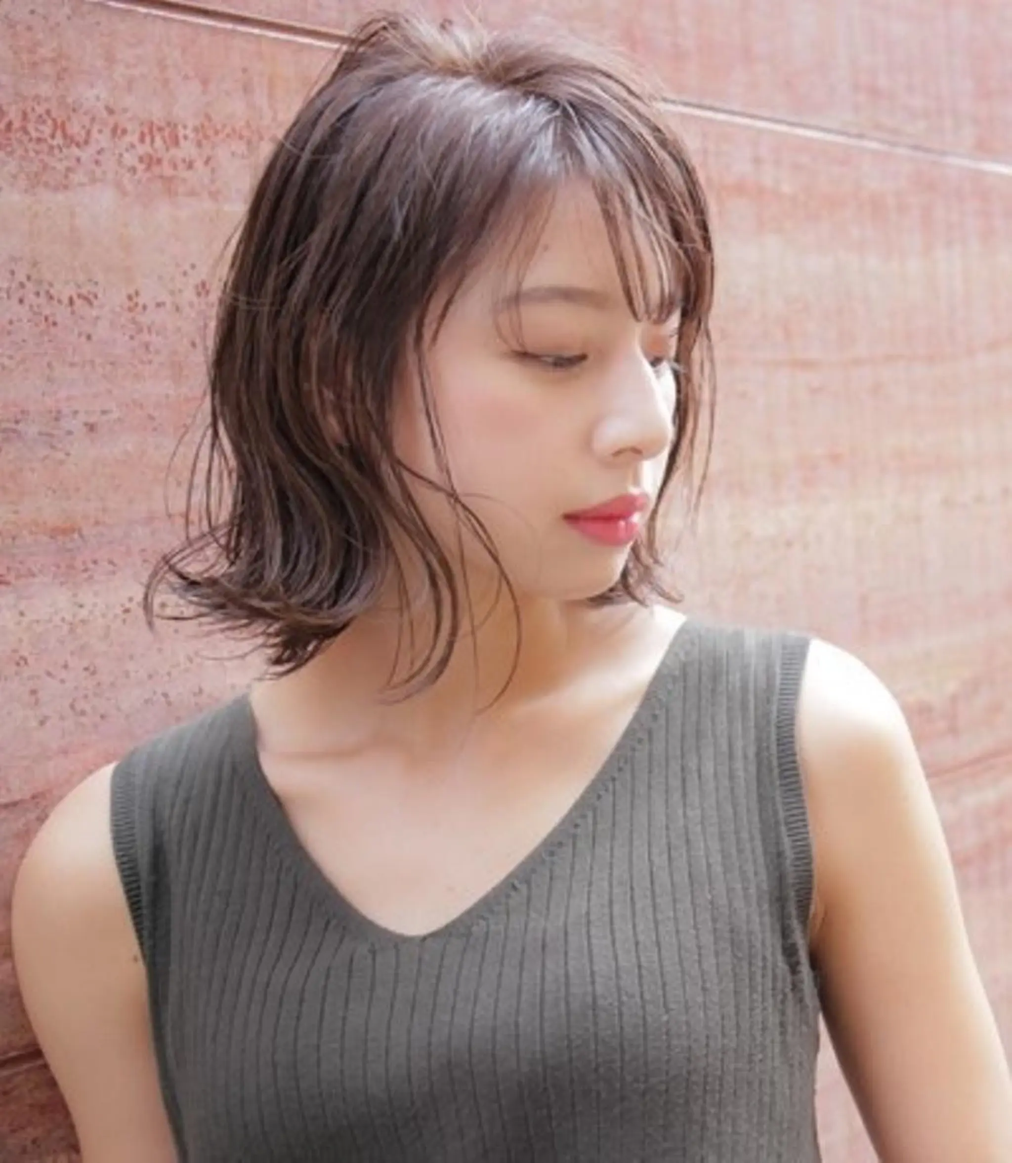 ミディアム ba-boo 広島のヘアスタイル