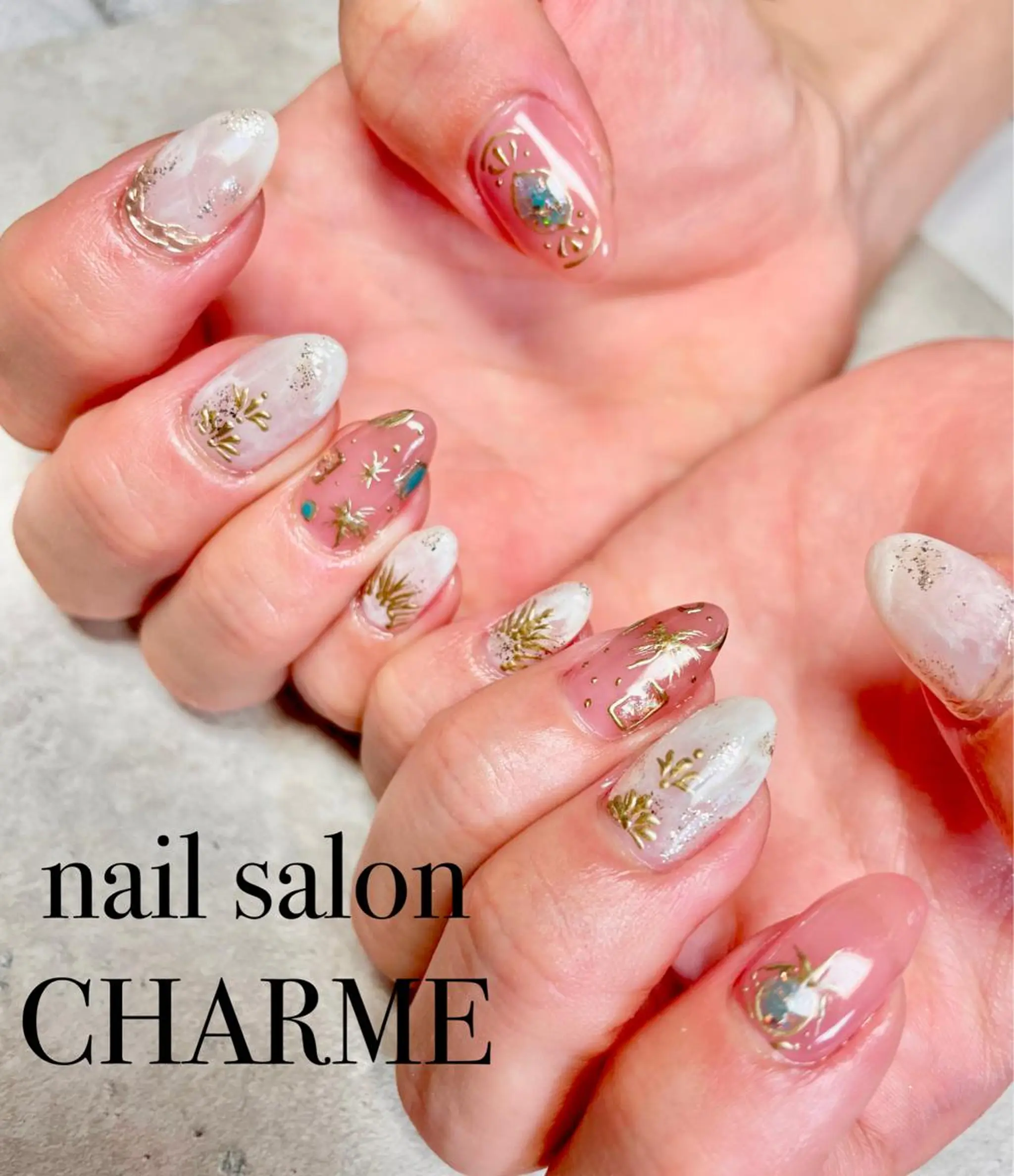 ネイル アートネイル nail salon CHARMEのネイルデザイン