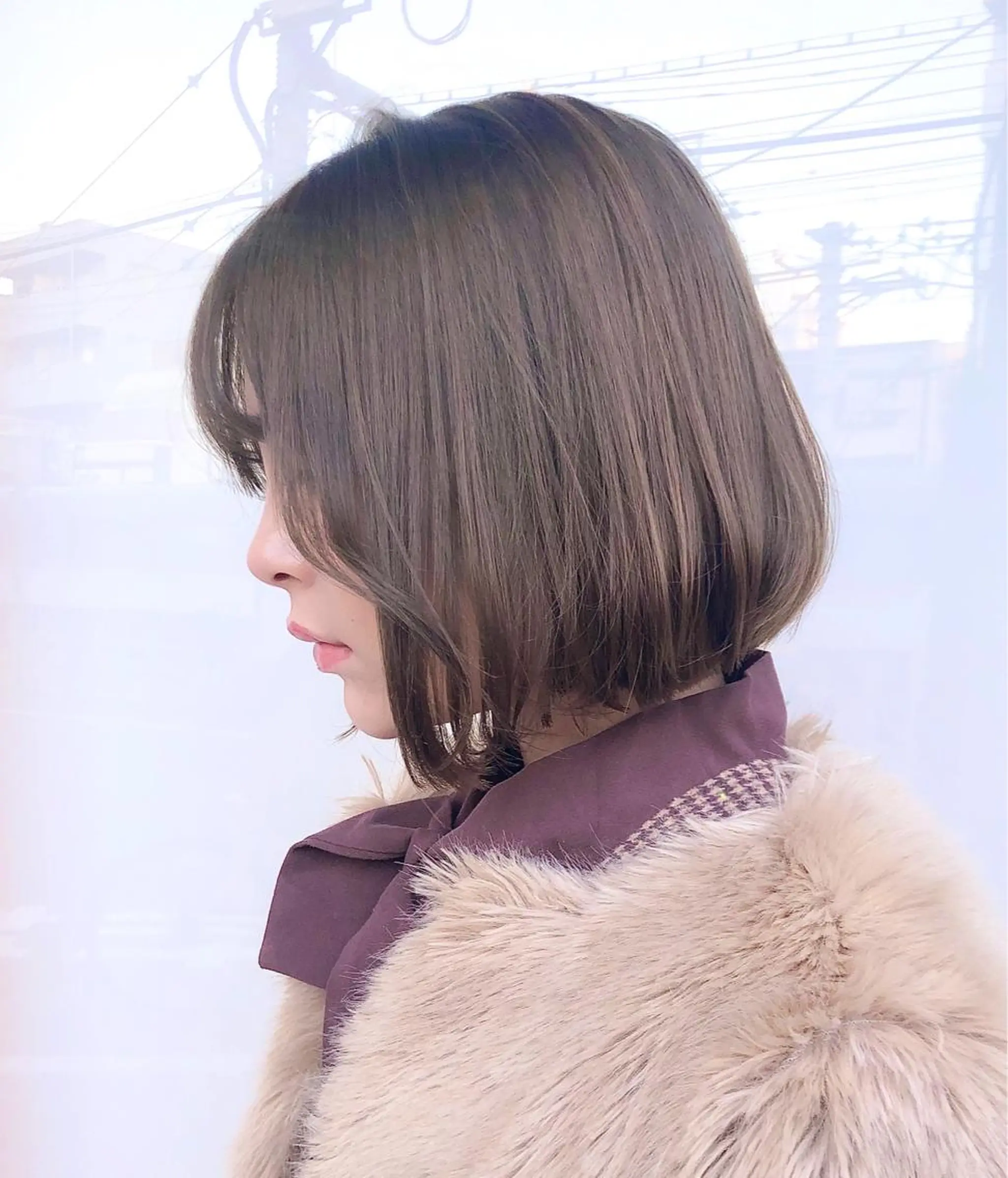 セミロング カラー ウルフカット ハッシュカット/七海のヘアスタイル