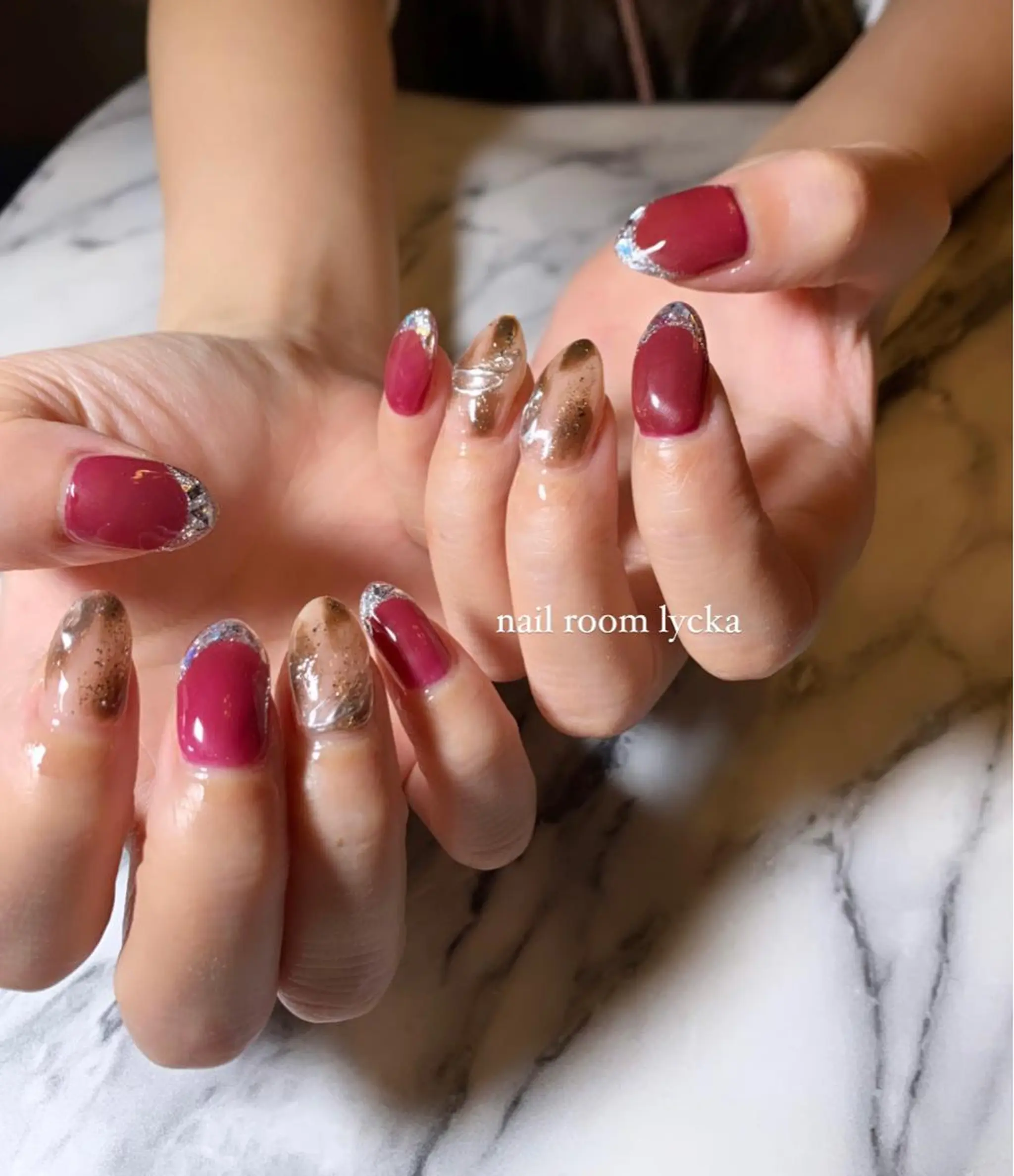 ネイル ﾈｲﾙﾙｰﾑﾘｯｶ 𝐦𝐚𝐲𝐮のネイルデザイン