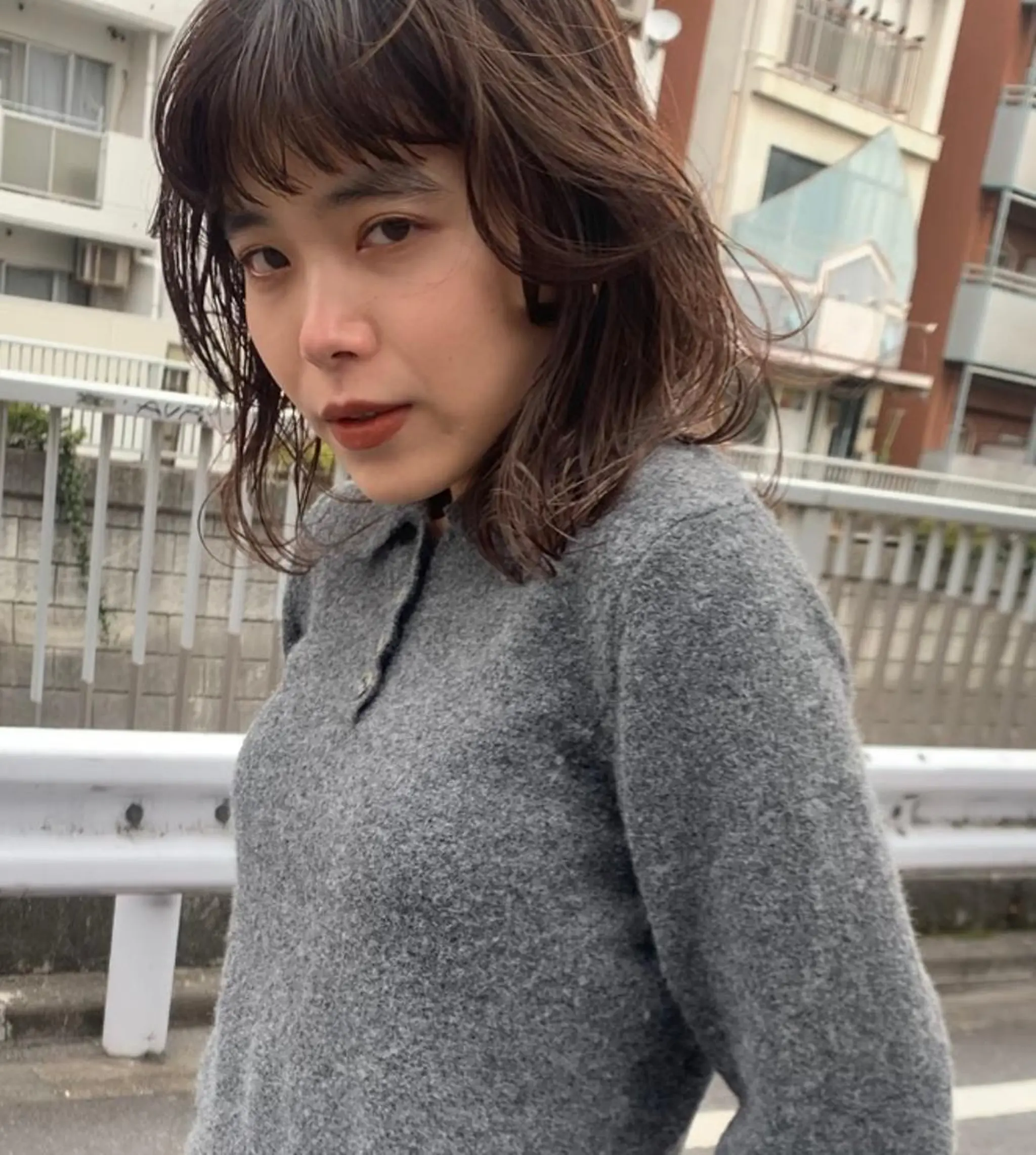 セミロング ウルフカット カット ヘッドスパ 新井 広樹のヘアスタイル