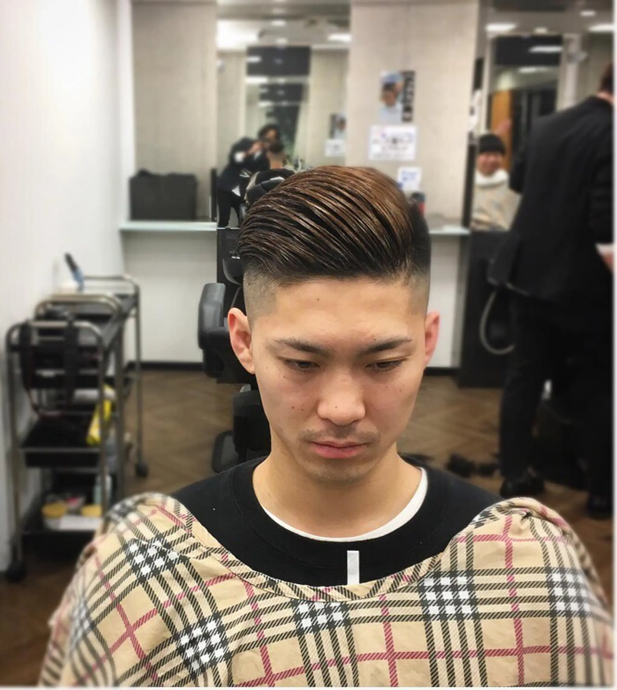 ショート メンズ フェードカット カット 前田賢生 ご新規様はNGのヘアスタイル