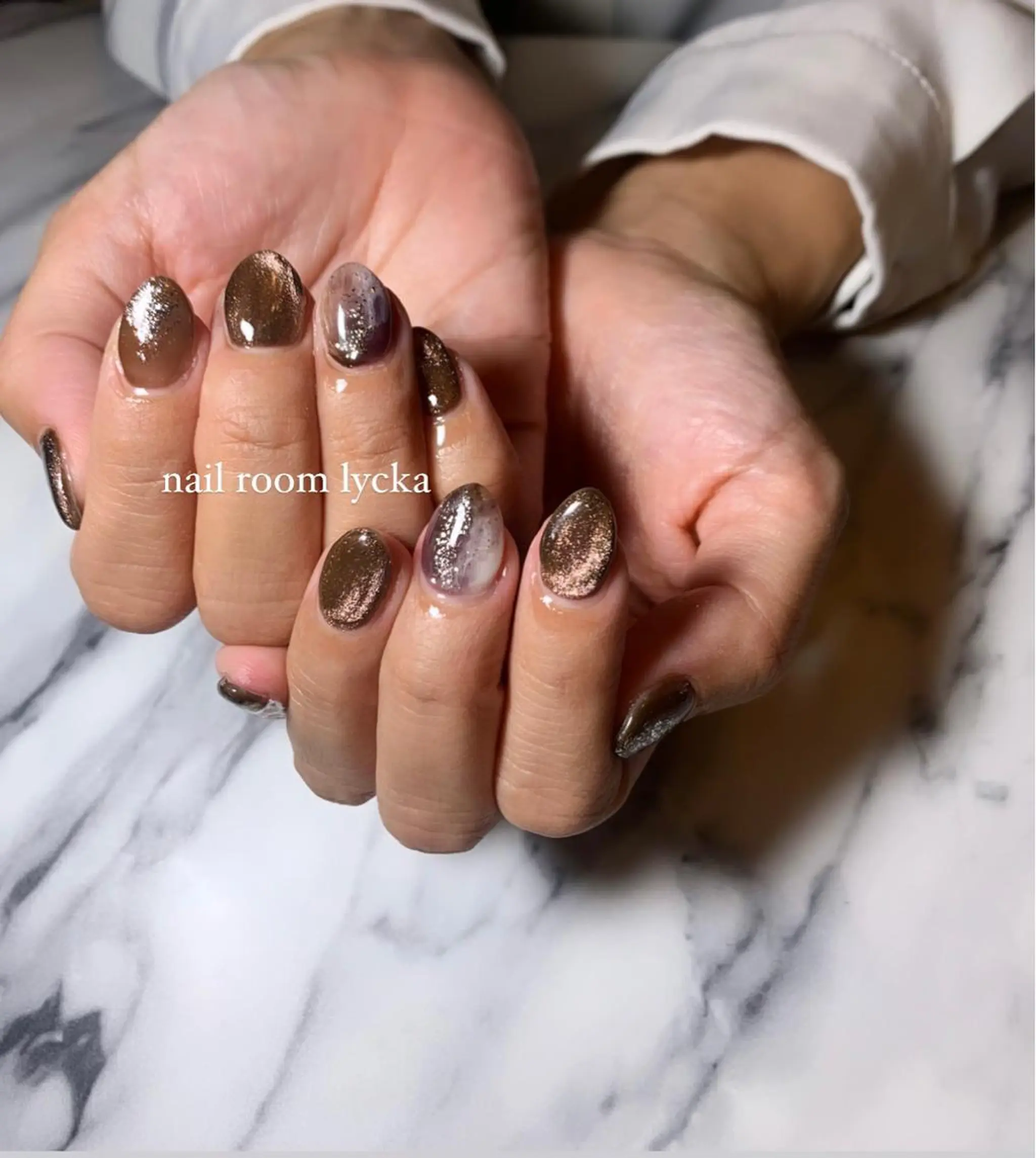 ネイル ﾈｲﾙﾙｰﾑﾘｯｶ 𝐦𝐚𝐲𝐮のネイルデザイン