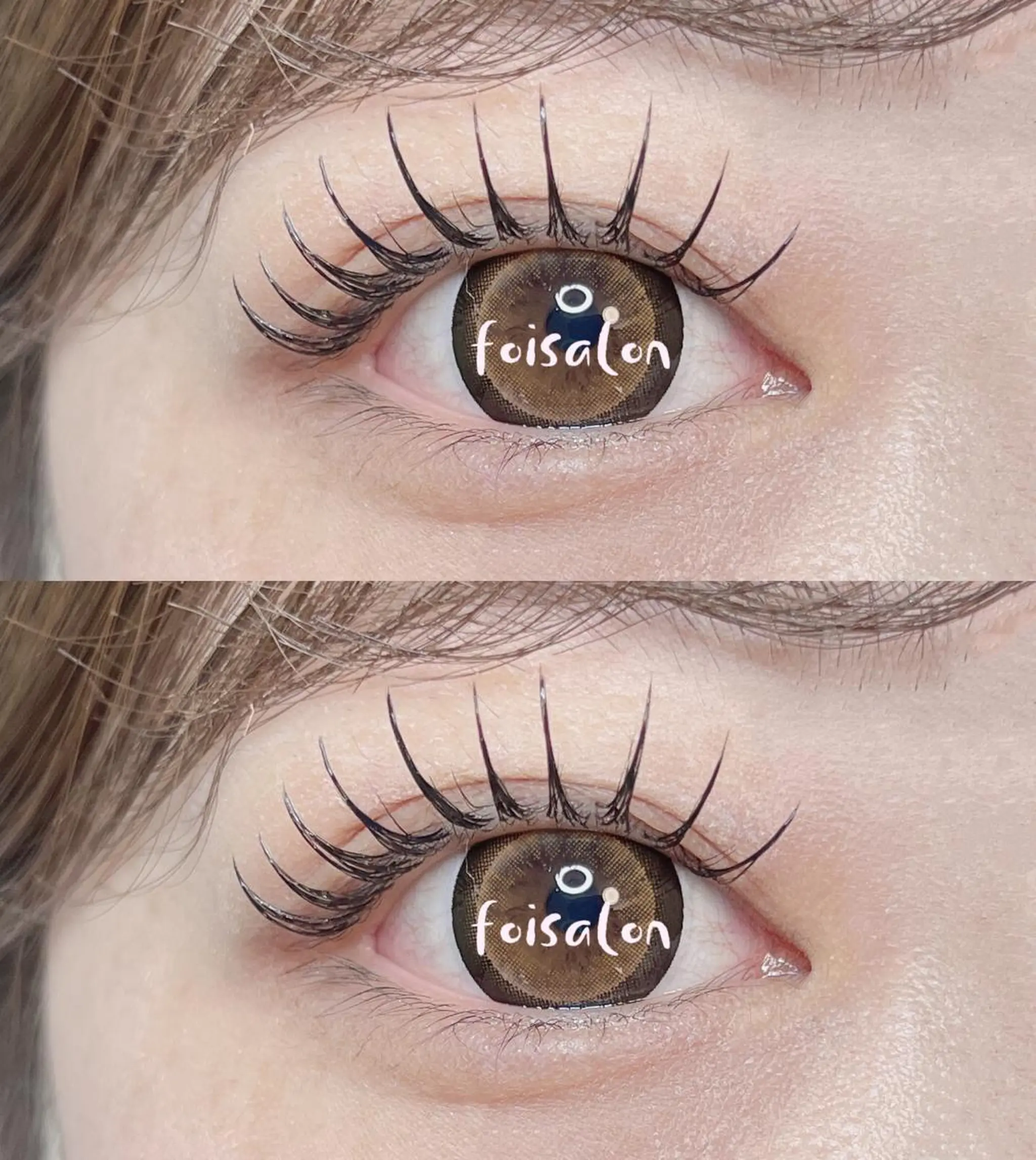 マツエク・マツパ フラットラッシュ パリジェンヌラッシュリフト まつげパーマ 一重×まつ毛パーマ ワンホンマツエク foisalon 新宿西口店のマツエク・マツパデザイン