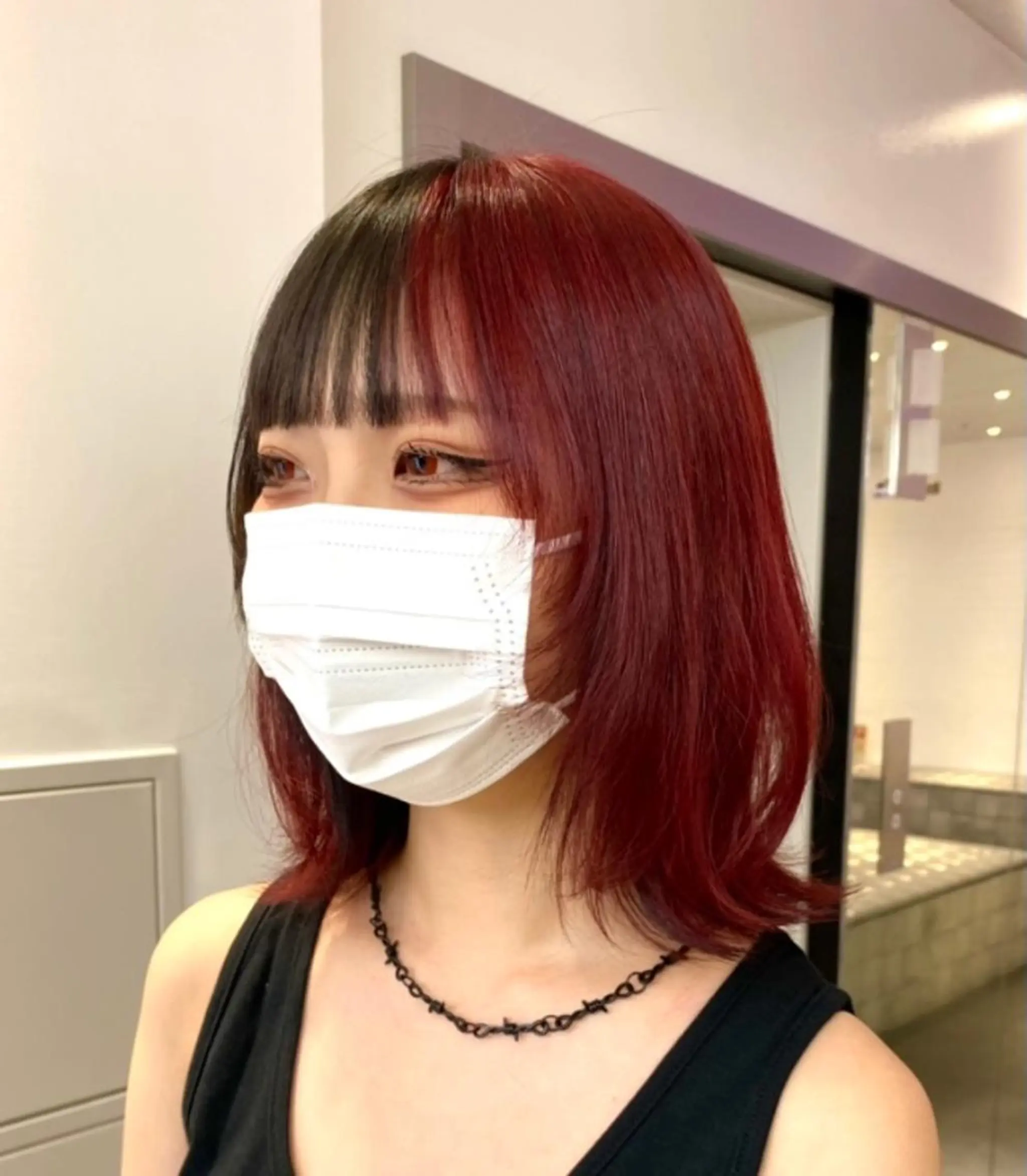 ミディアム MiRI💜地毛級 エクステ✖似合わせ技のヘアスタイル