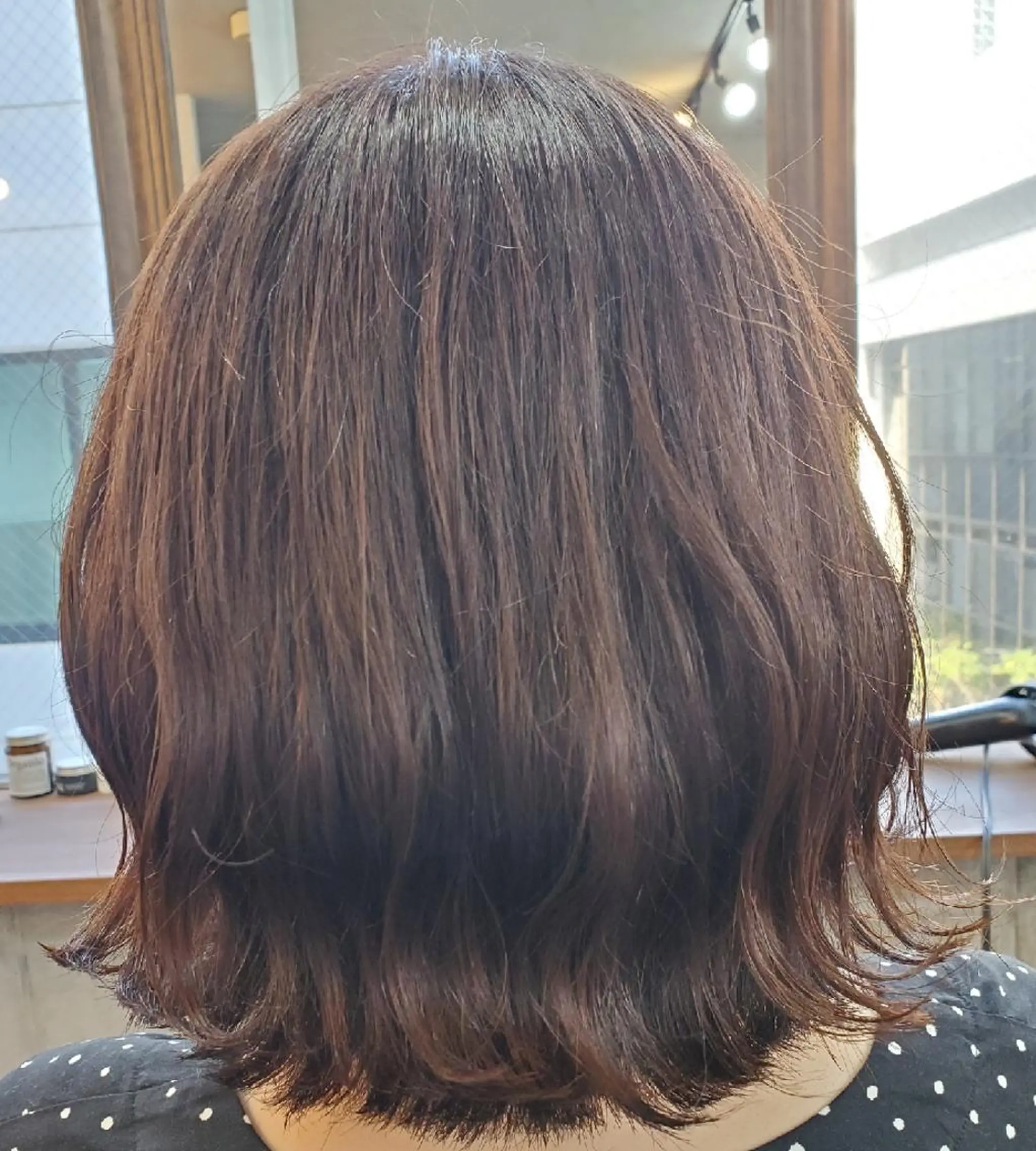 カラー ショート ベージュカラー ブリーチ ブリーチなしカラー カット パーマ トリートメント S. ERIのヘアスタイル