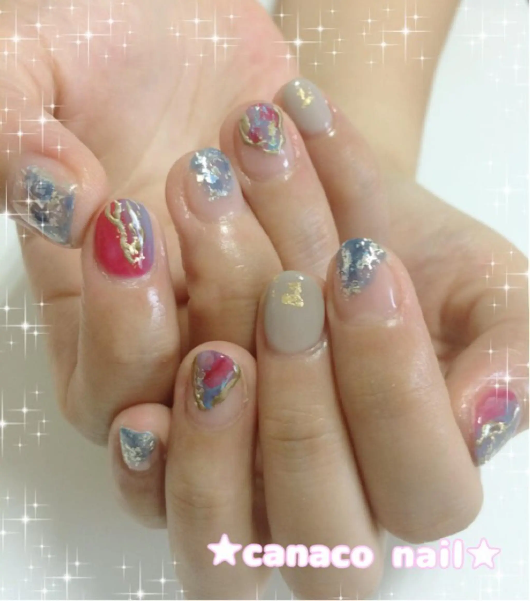 ネイル アートネイル ハンドネイル ハンドケア ベテランネイル cnc  nailのネイルデザイン