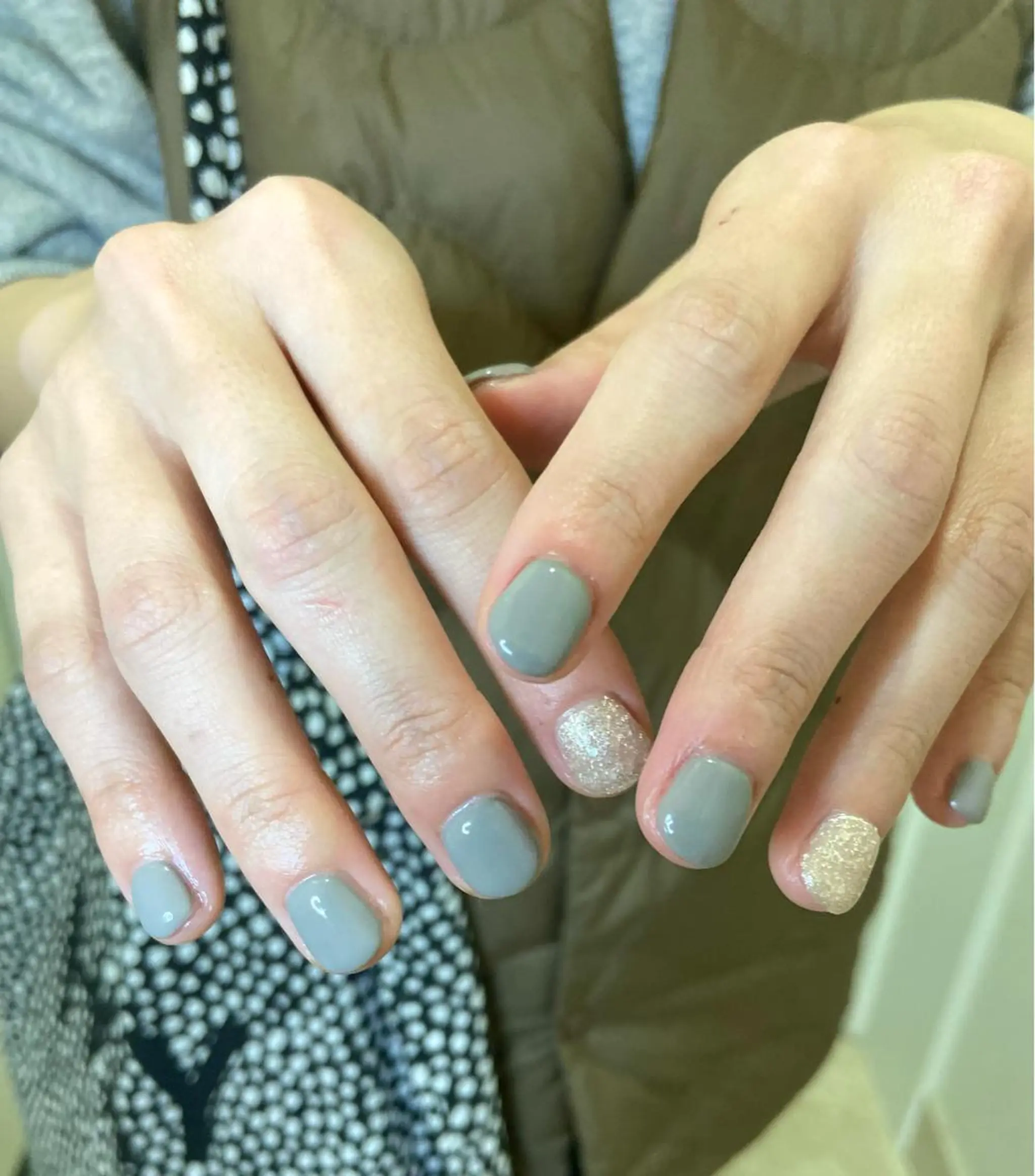 ネイル キラキラネイル ワンカラーネイル salon de oct.のネイルデザイン