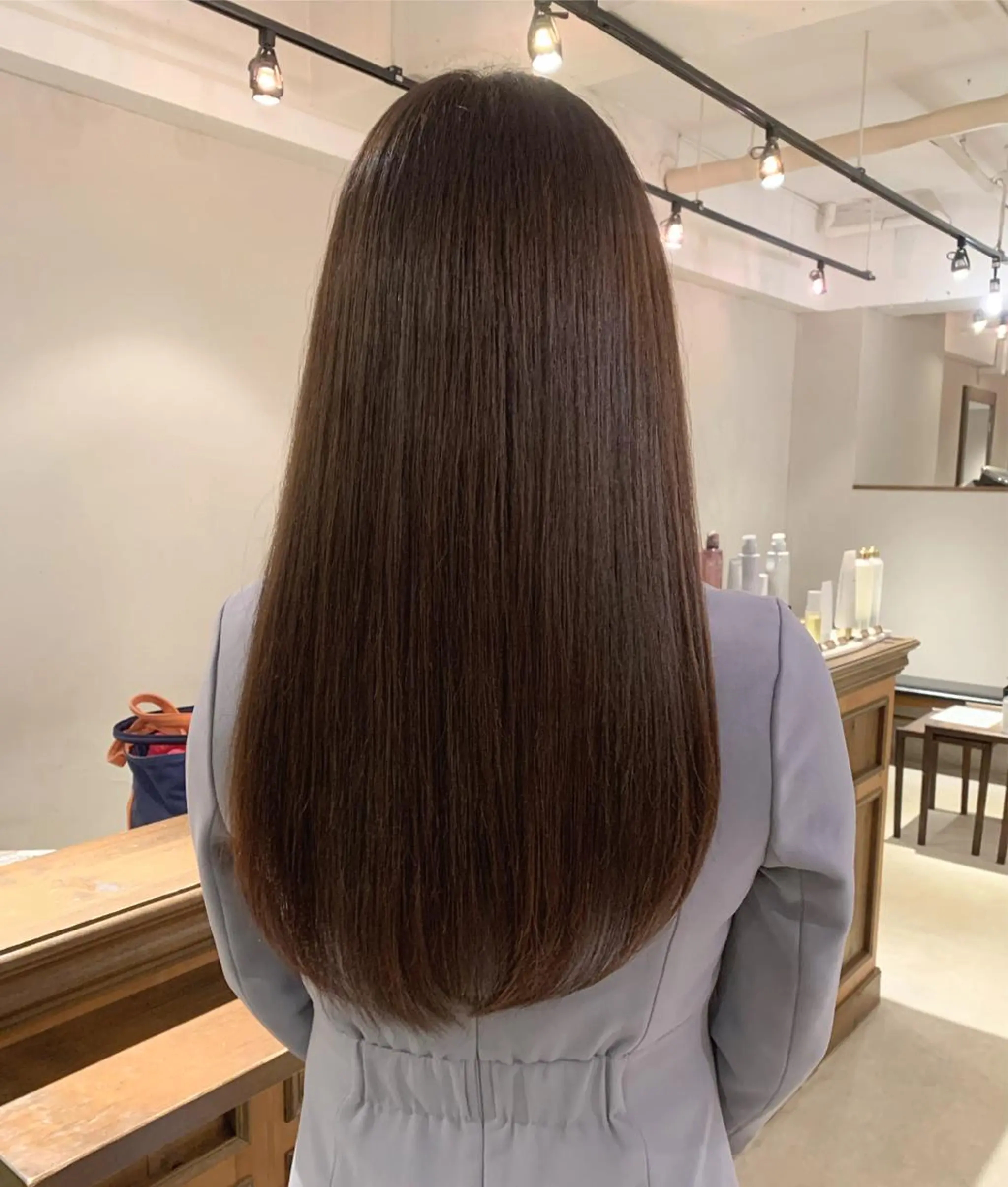 ロング カラー トリートメント 透明感/オリーブ/ グレージュ/YUKAのヘアスタイル