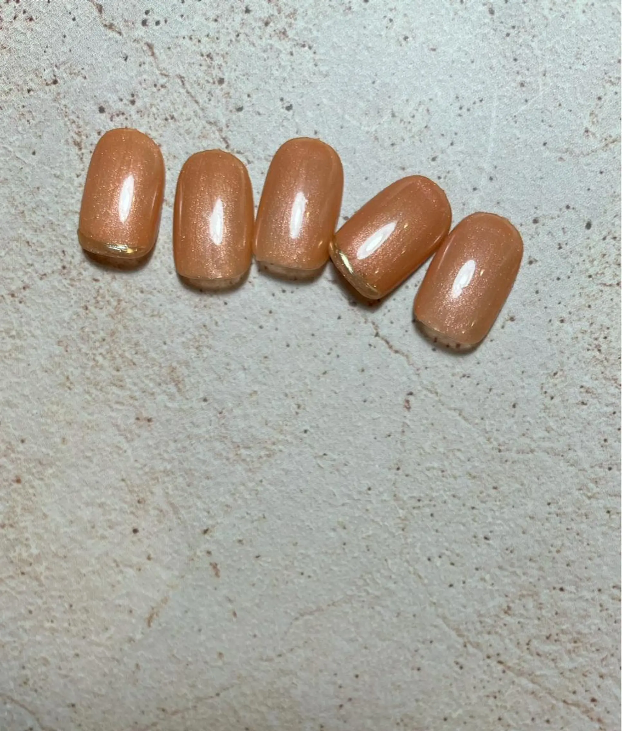 ネイル ブラウン オレンジ ハンドネイル nailsalon SIMB.のネイルデザイン