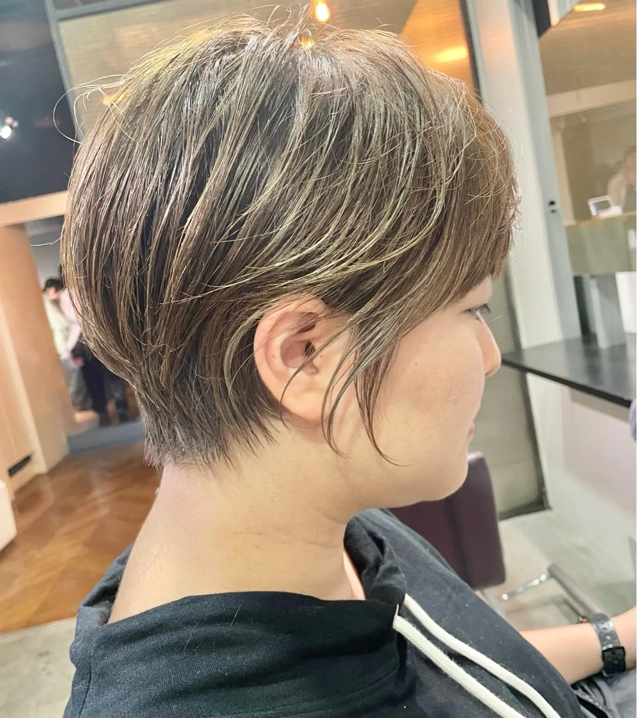 ショート 韓国/レイヤーカット 顔周り/廣瀬達哉のヘアスタイル