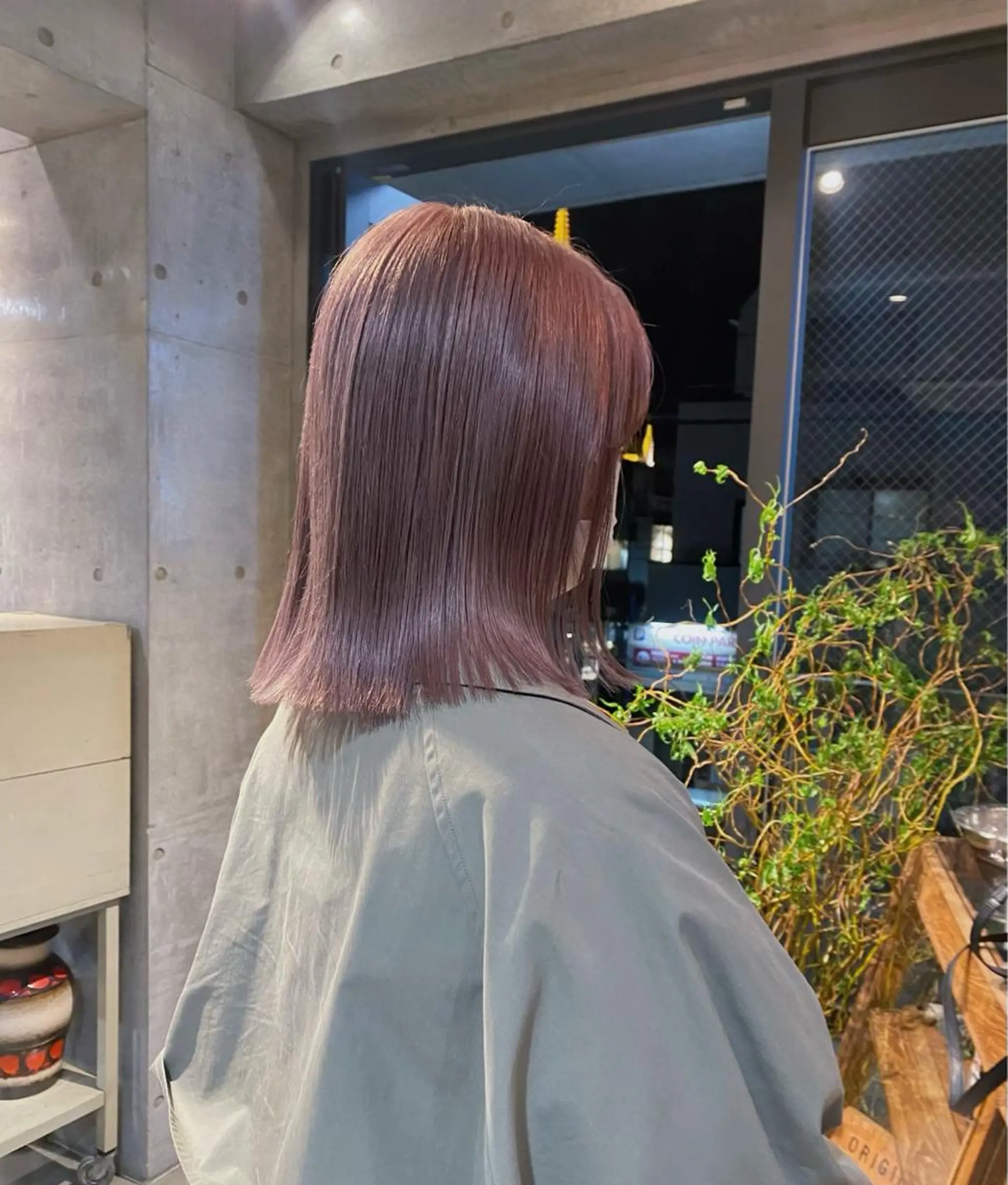 ミディアム カラー カット ヘアカラー トリートメント ボブ／レイヤー／艶 🦕risa  森下のヘアスタイル