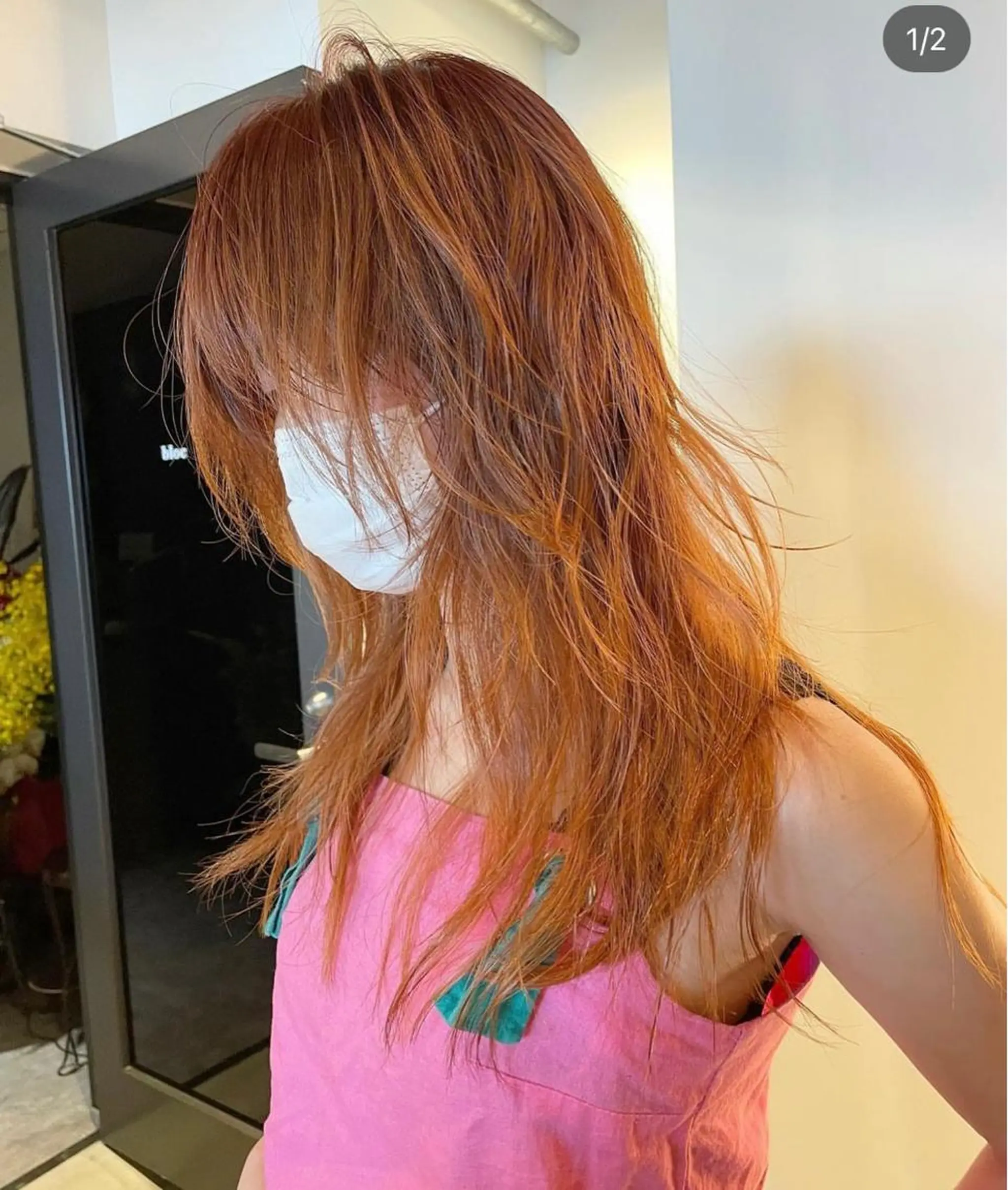 ロング カラー GO TODAY シェアサロン Flos店所属・🫧ハイトーン✨格安 より質💐マンツーマのヘアスタイル