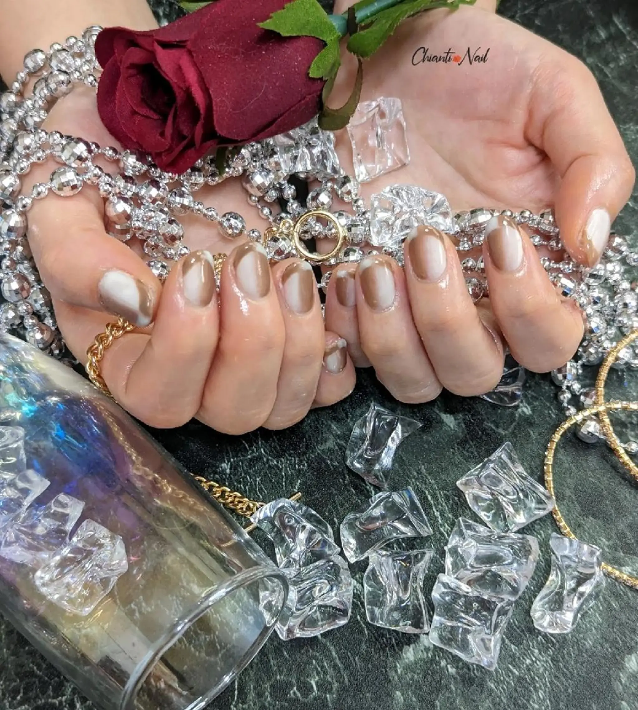 ネイル フレンチネイル オンブレフレンチ Chianti Nailのネイルデザイン