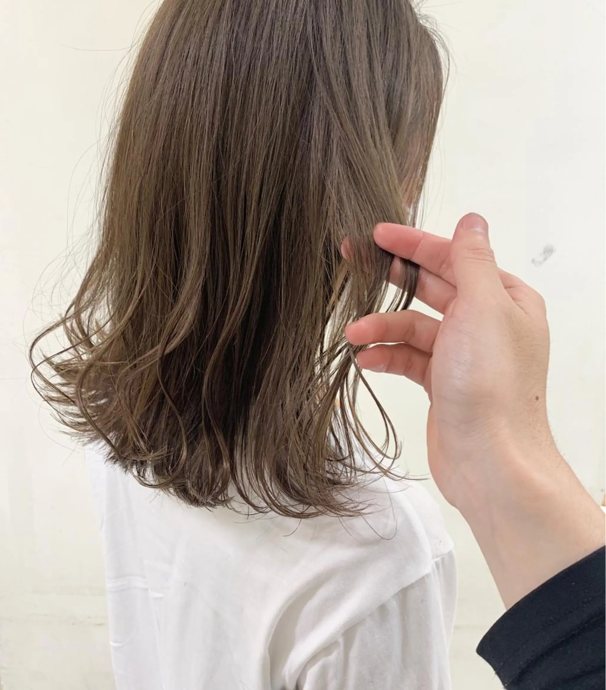 カラー ベージュカラー ハイライトカラー 窪田 椋介のヘアスタイル