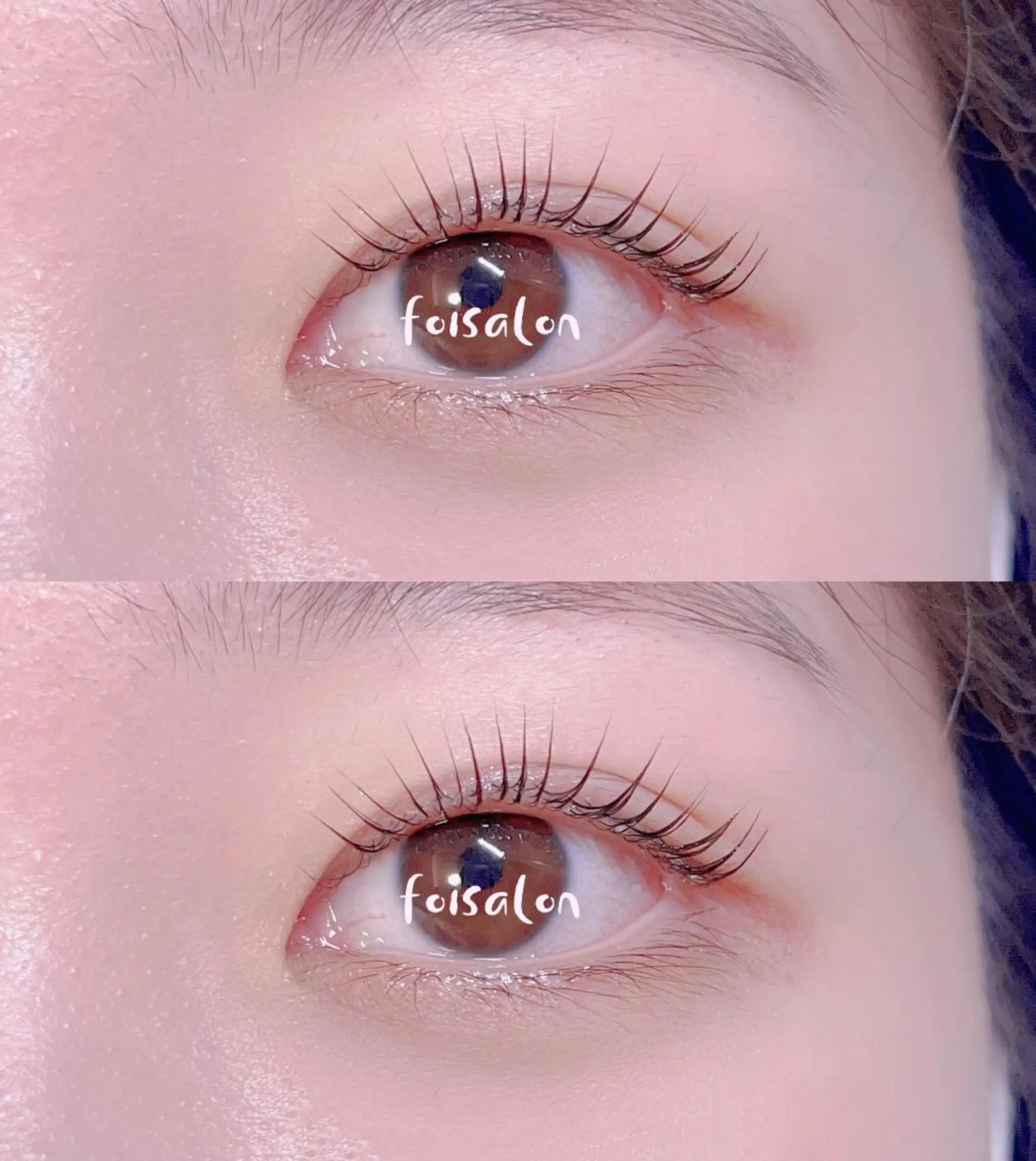 マツエク・マツパ パリジェンヌラッシュリフト まつげパーマ 一重×まつ毛パーマ ワンホンマツエク マツパ foisalon 新宿西口店のマツエク・マツパデザイン