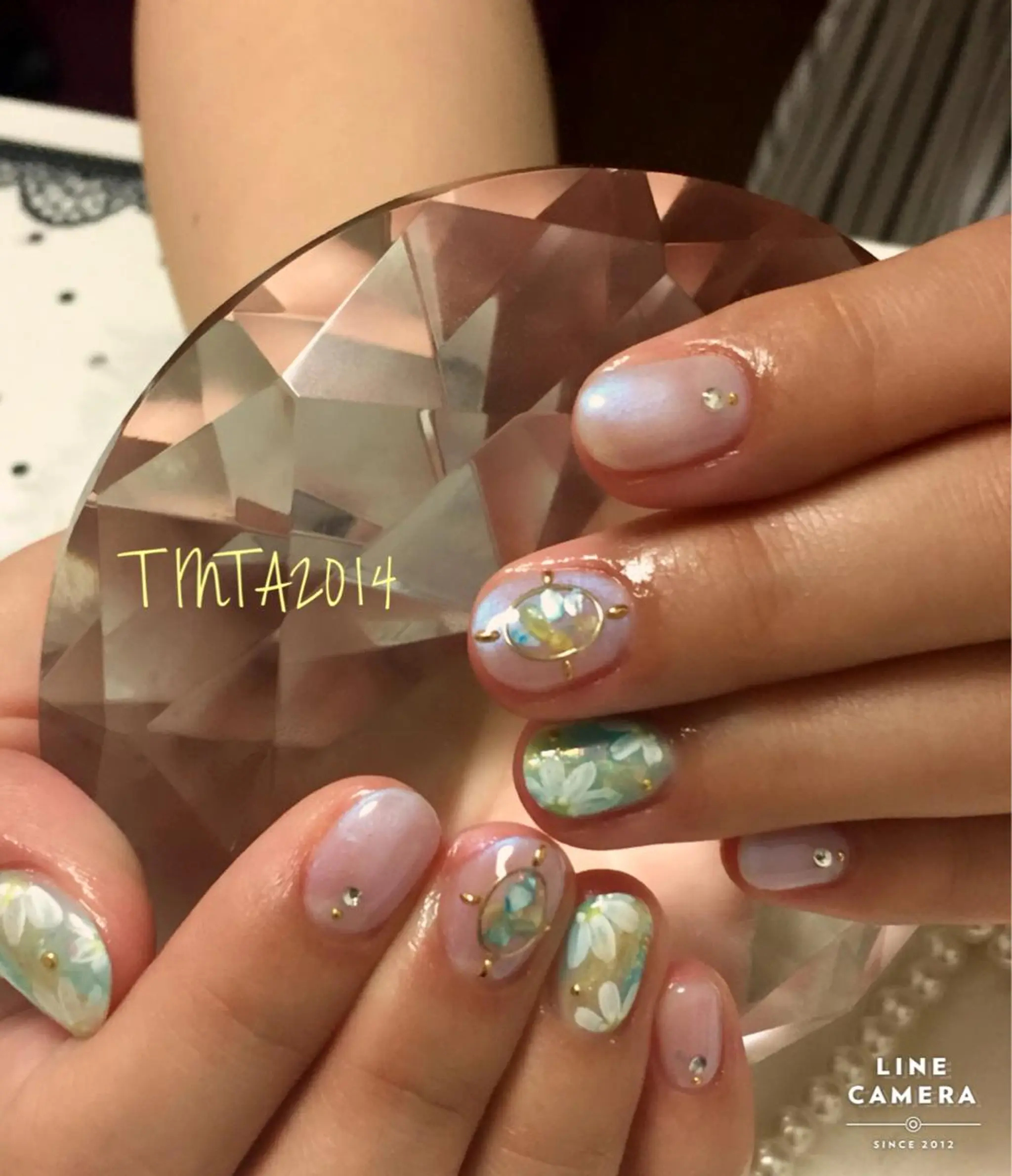 ネイル フラワーネイル ネイルサロン ティンタ所属・馬場 典子のネイルデザイン