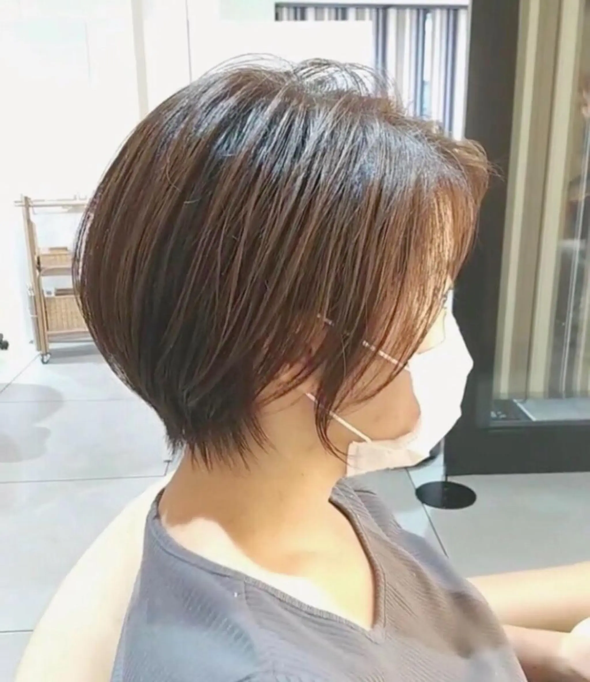 ショート カラー ショートボブ ボブ ショートヘア 髪質改善特化 谷口祐綺のヘアスタイル