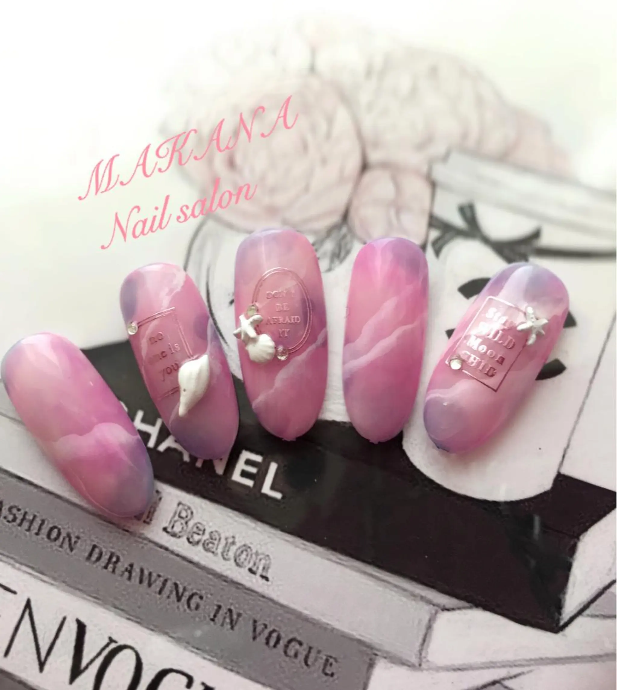 ネイル ハンドネイル 鈴木 ユニのネイルデザイン