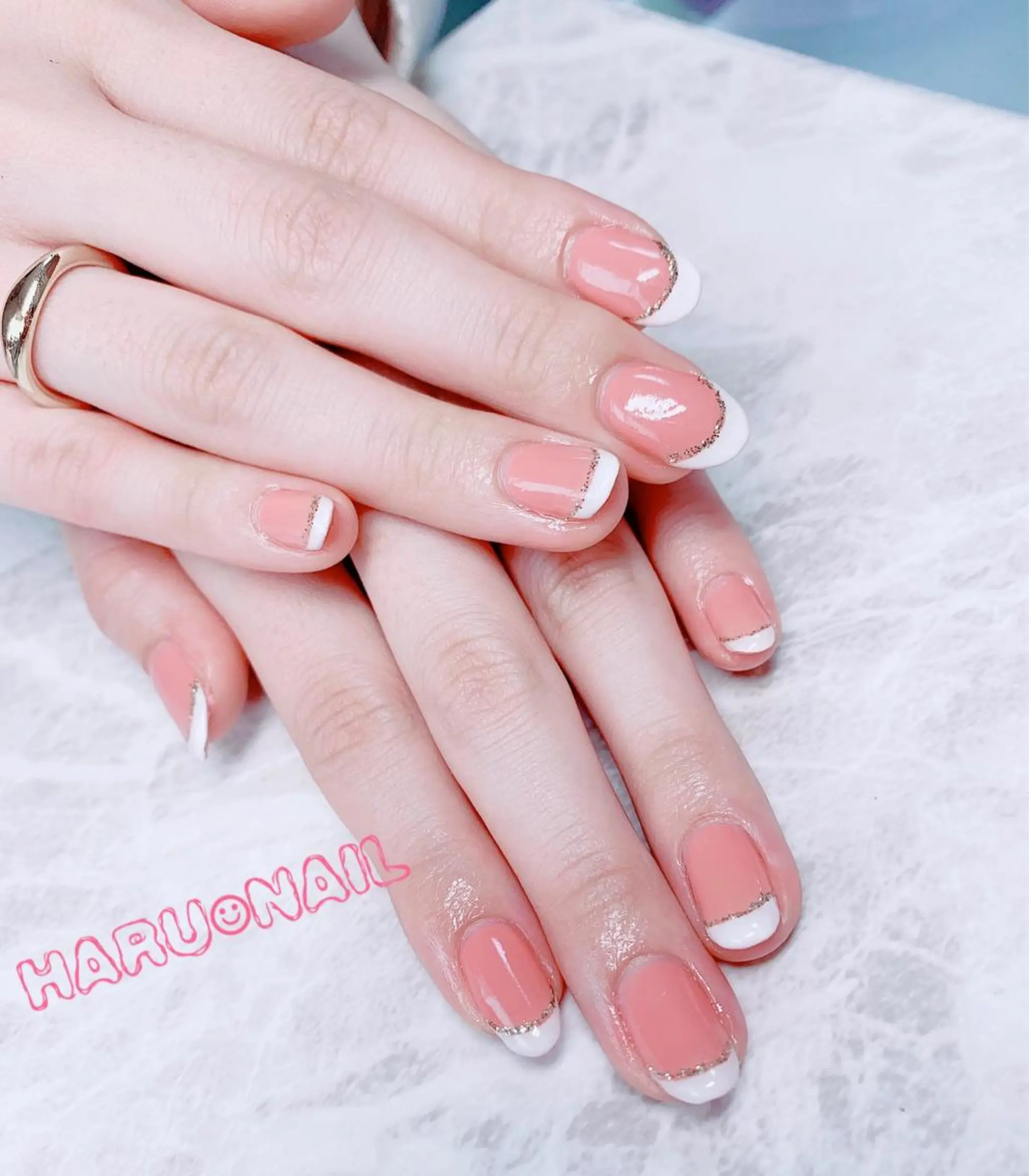 ネイル フレンチネイル シンプルネイル 痩身/脱毛/ネイル HARUKAのエステ・リラクイメージ