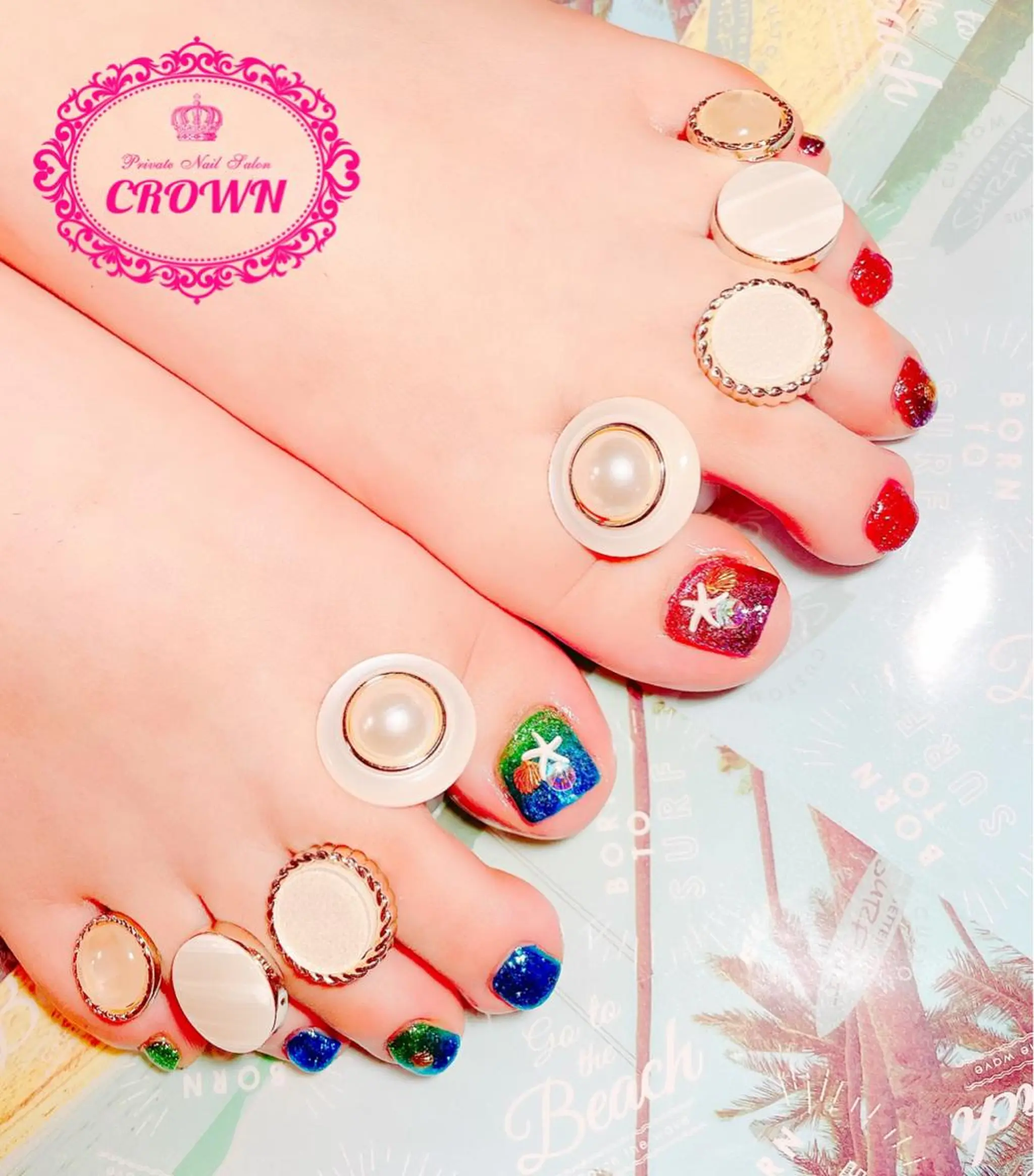 ネイル CROWN プライベートサロンのネイルデザイン