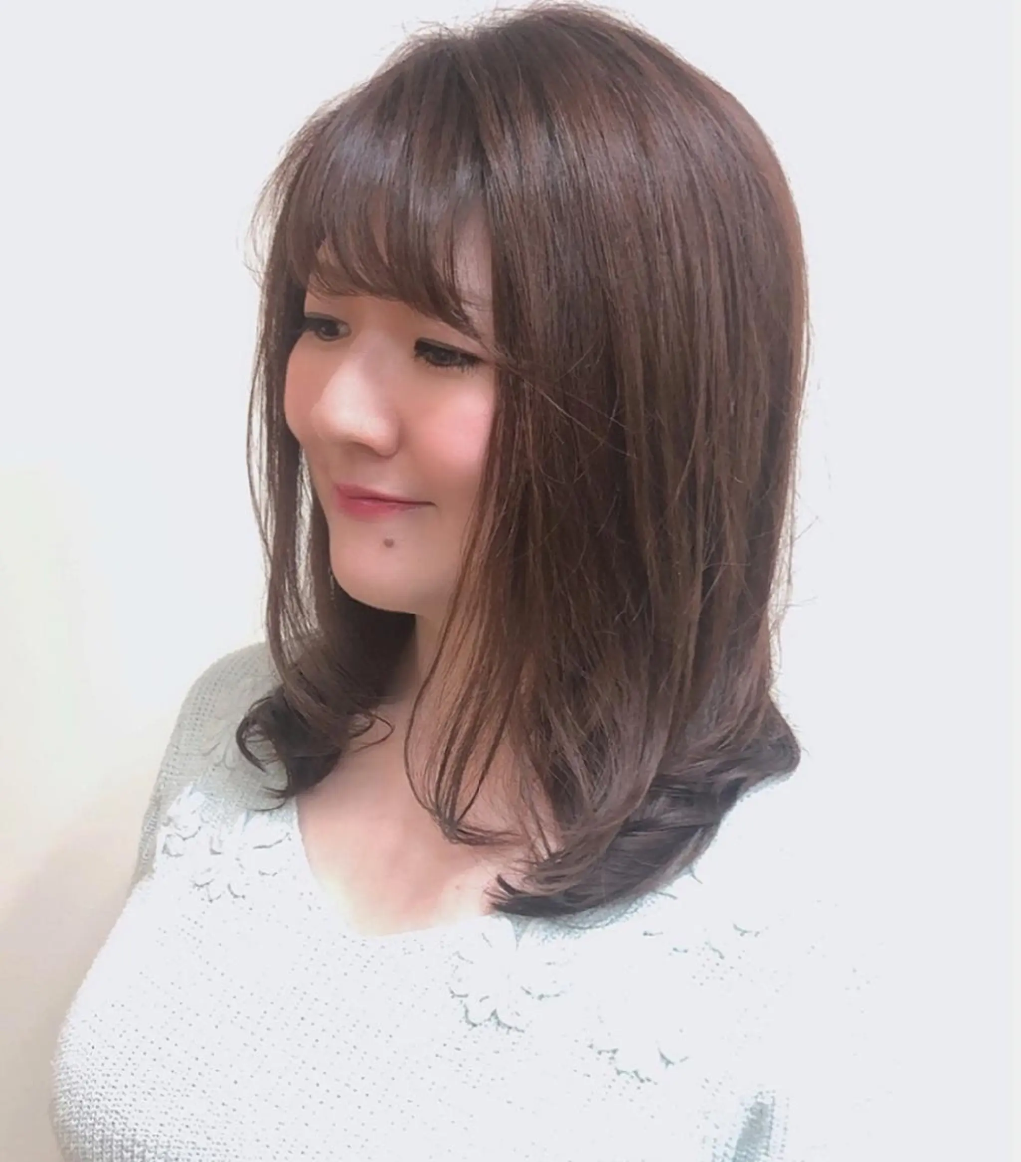 セミロング セミロングパーマ MARRON 🍊mihoのヘアスタイル