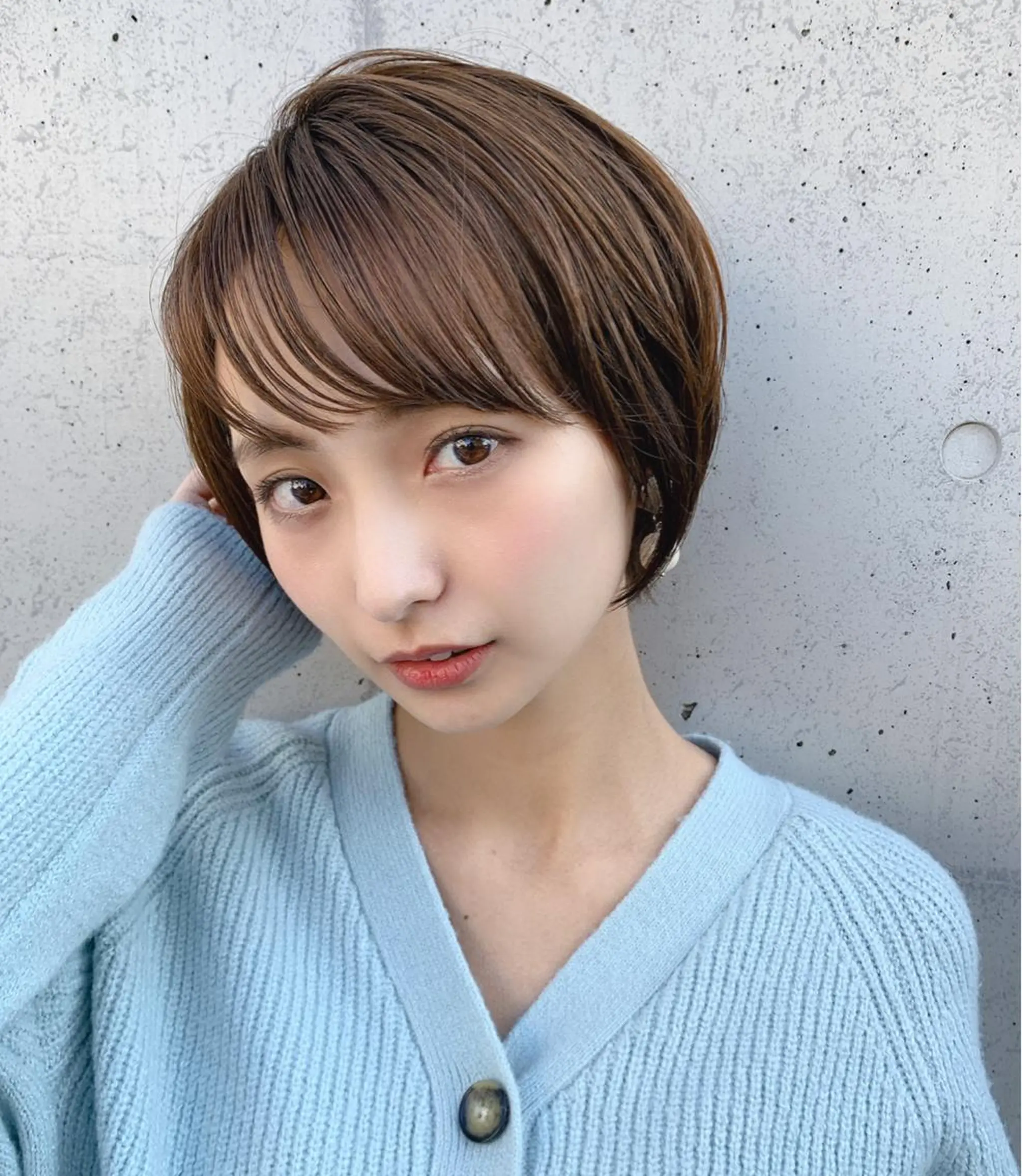 ショート レイヤー/韓国❣️ 髪質改善/e_kiのヘアスタイル