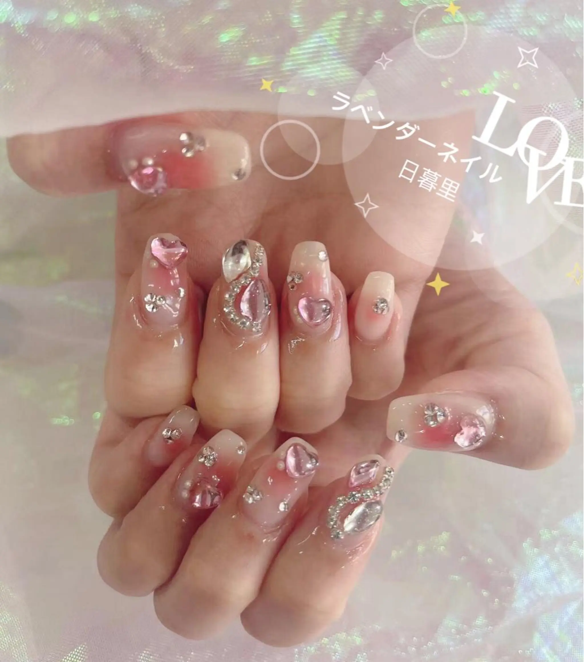 ネイル ラベンダー💖日暮里 ルル💖ネイルのネイルデザイン