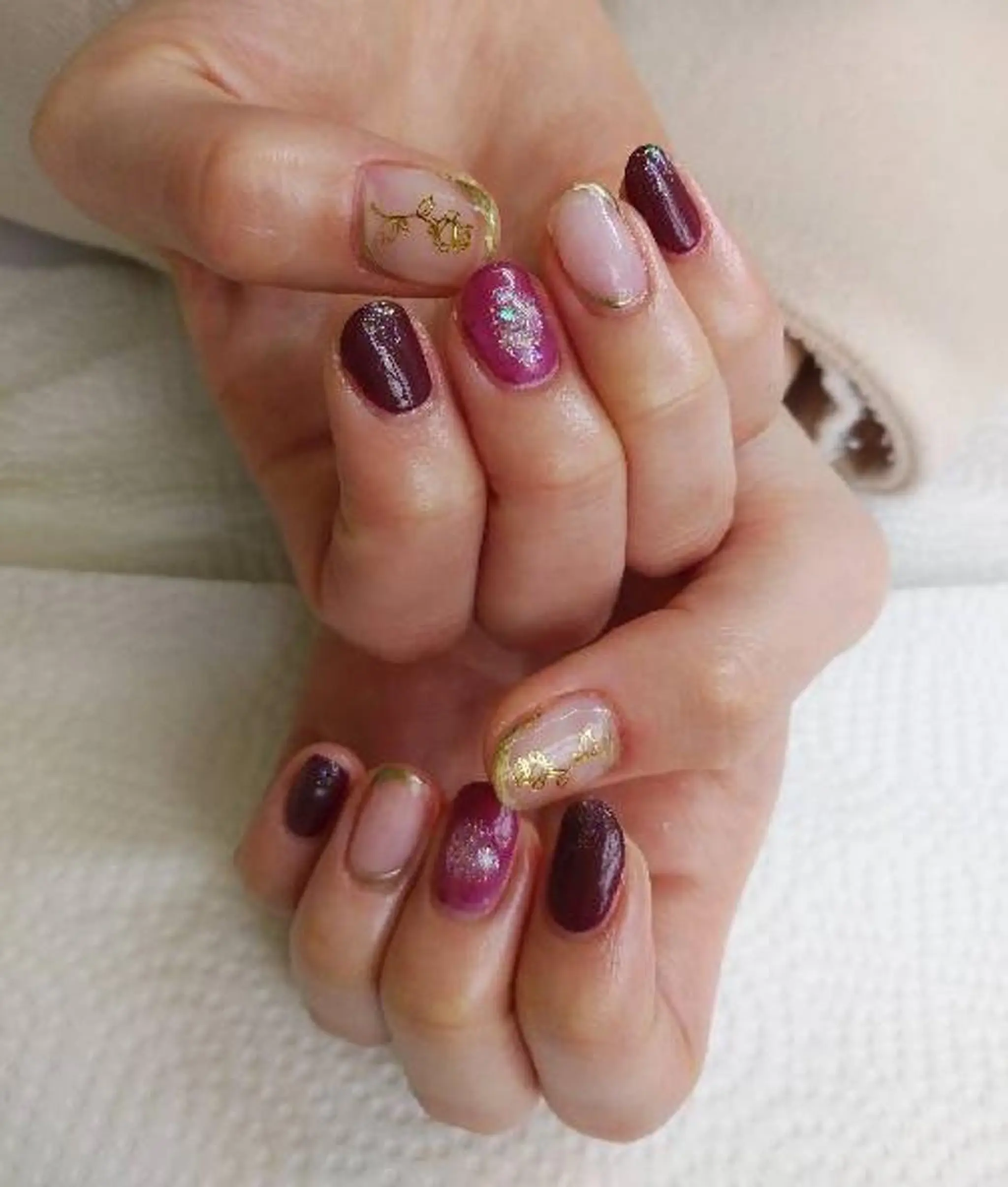 ネイル ハンドネイル ハンドケア プライベートサロン RosyLily所属・プライベートサロン Rosy Lilyのネイルデザイン