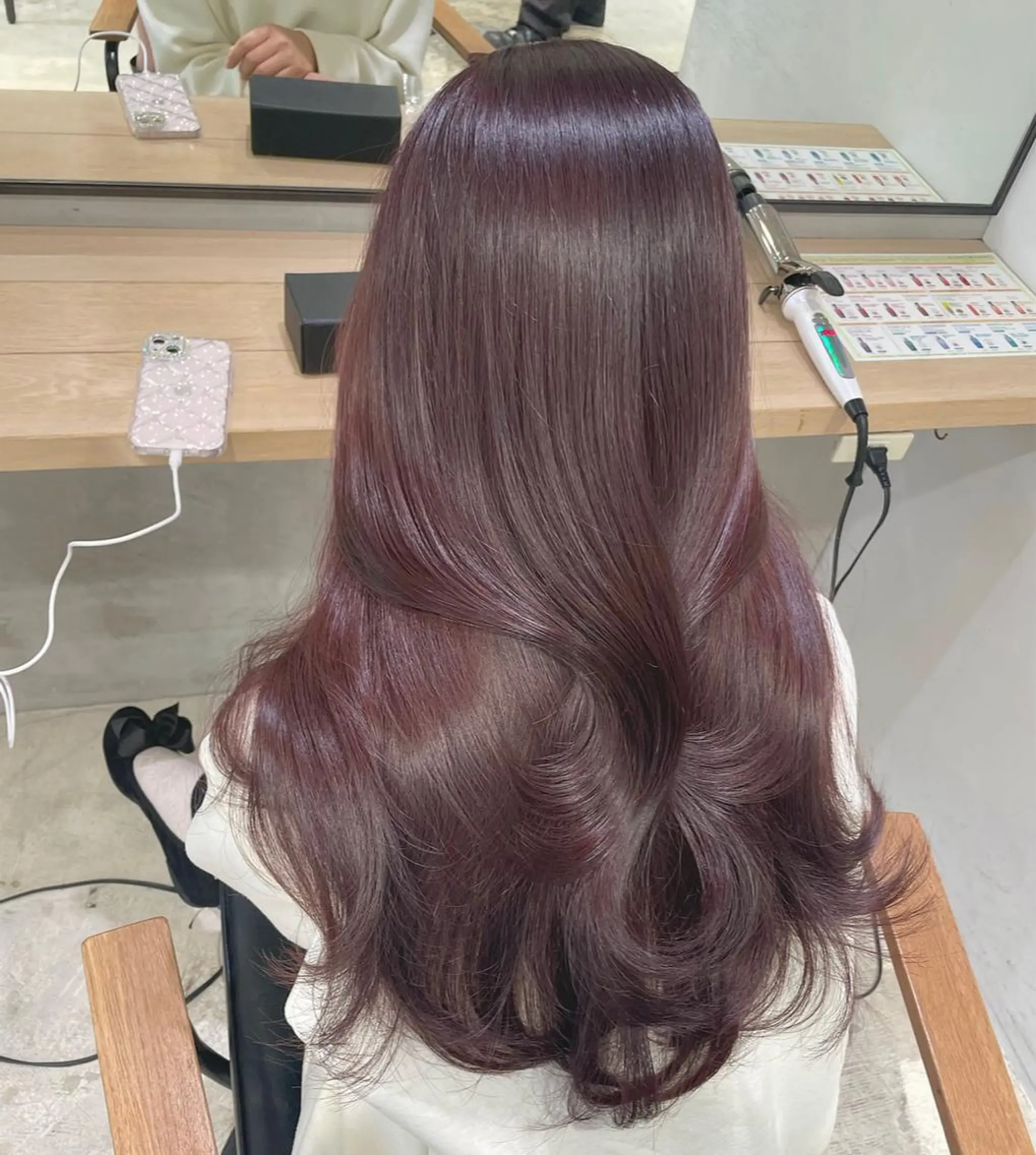 ロング カラー ベージュカラー ブラウンカラー ケアカラー カシス ダブルカラー ヘアカラー ヘアアレンジ🎀 yuuka 🤍のヘアスタイル