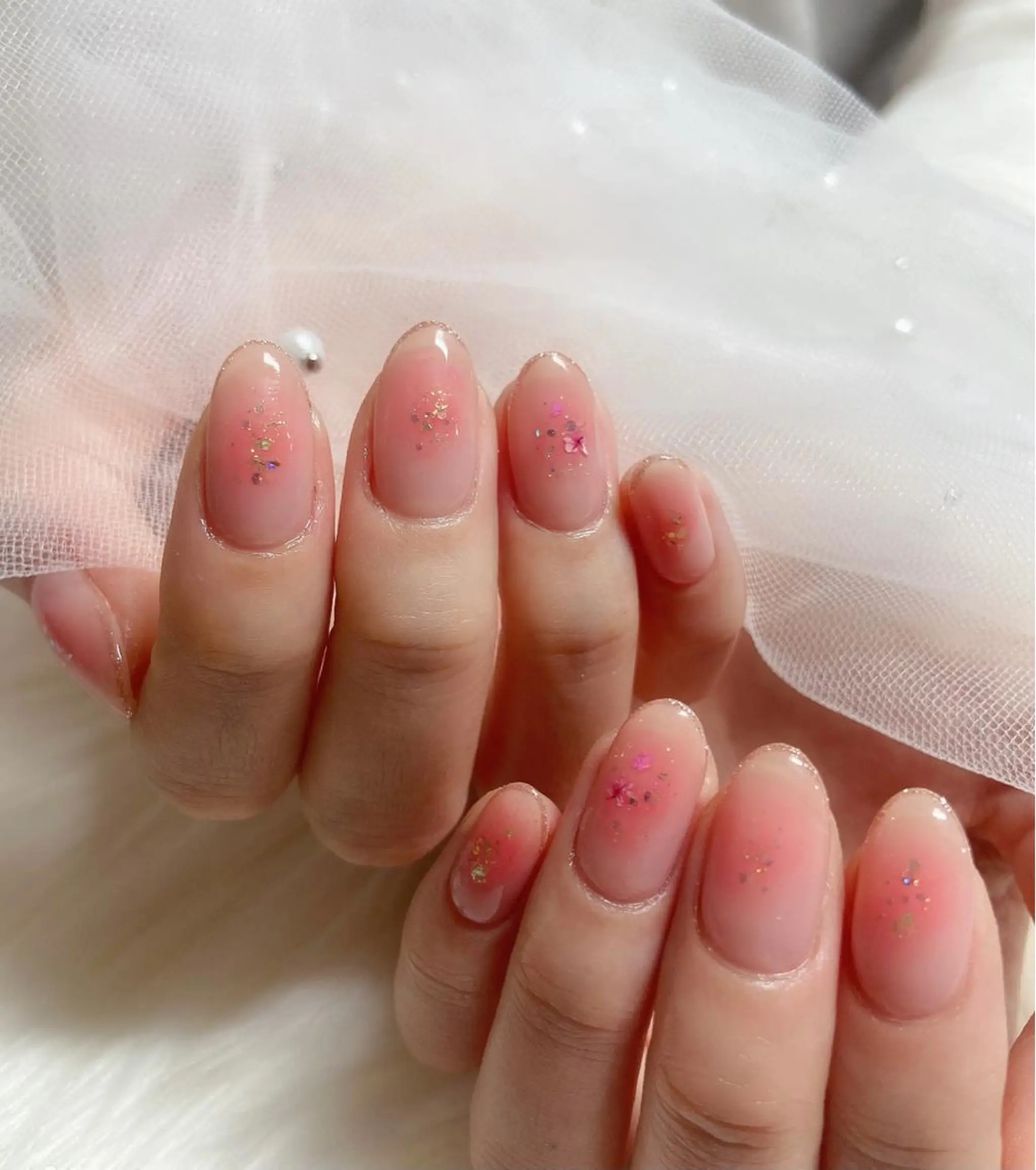 ネイル ピンク ハンドネイル ＆ME アンドミーのネイルデザイン