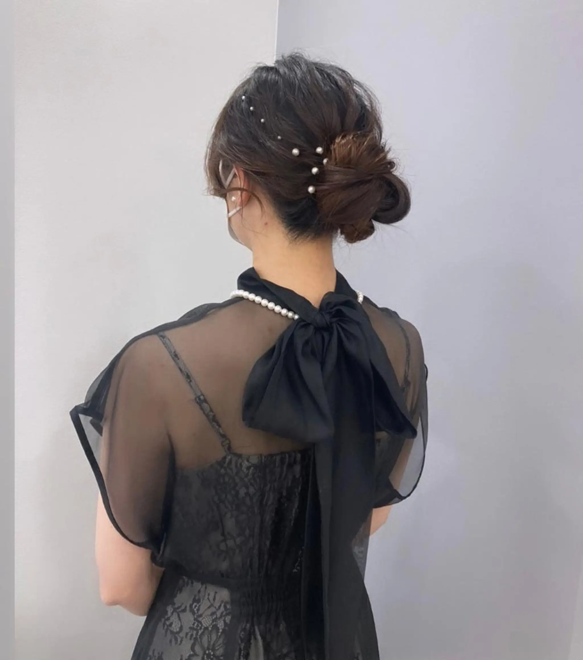 セミロング ヘアアレンジ お団子ヘア ポニーテール 簡単アレンジ 韓国風ヘア 韓国メイクサロン YUKINA東京のその他イメージ