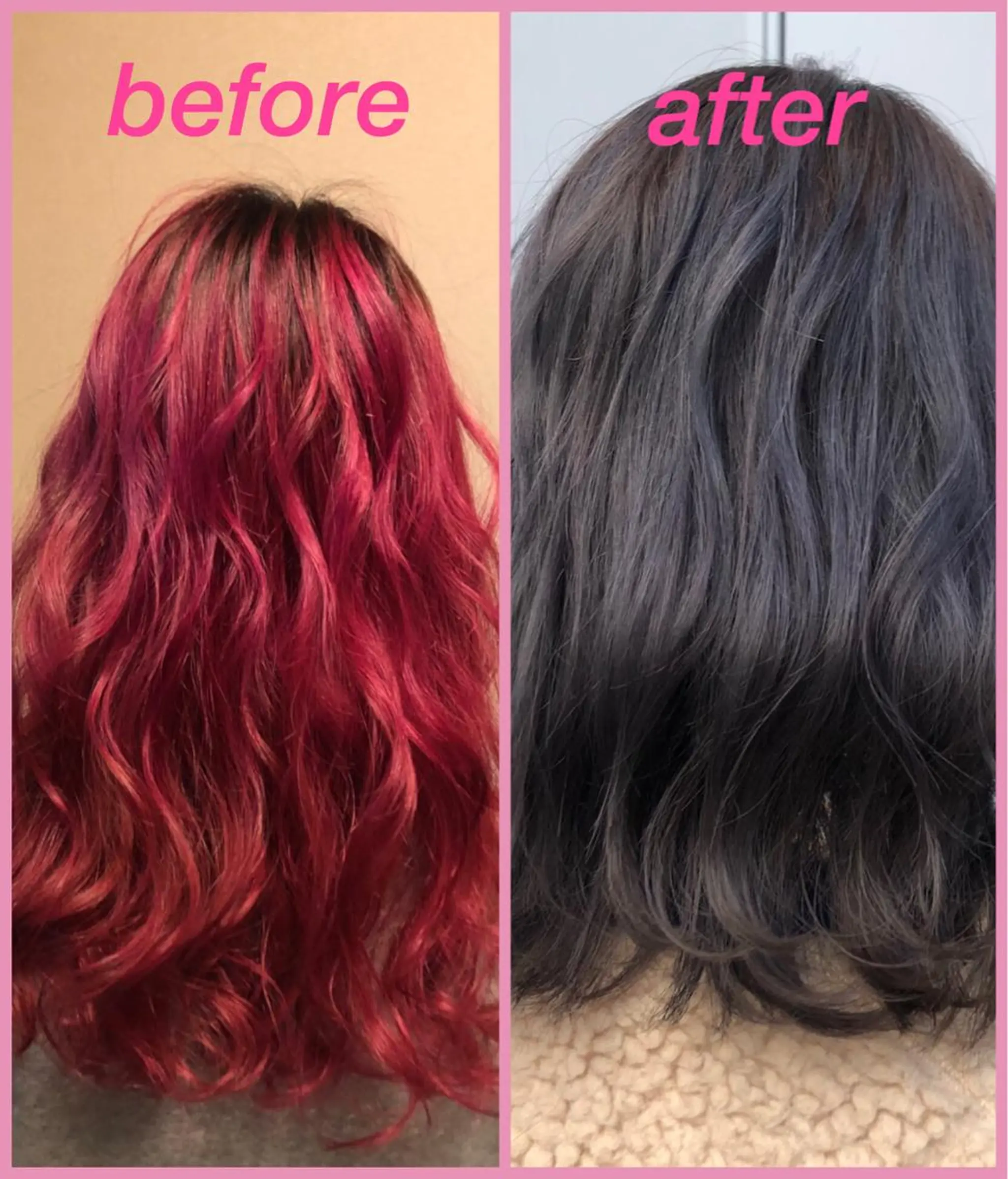 カラー SHIN/レイヤー カット×クロスパーマのヘアスタイル