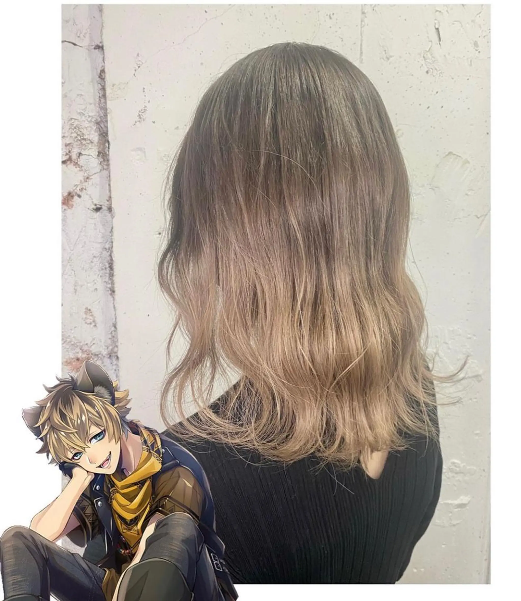 ミディアム カラー ベージュカラー ヘアカラー GARU-ガル-所属・TSUNO🦖 派手髪/オタク美容師のヘアスタイル