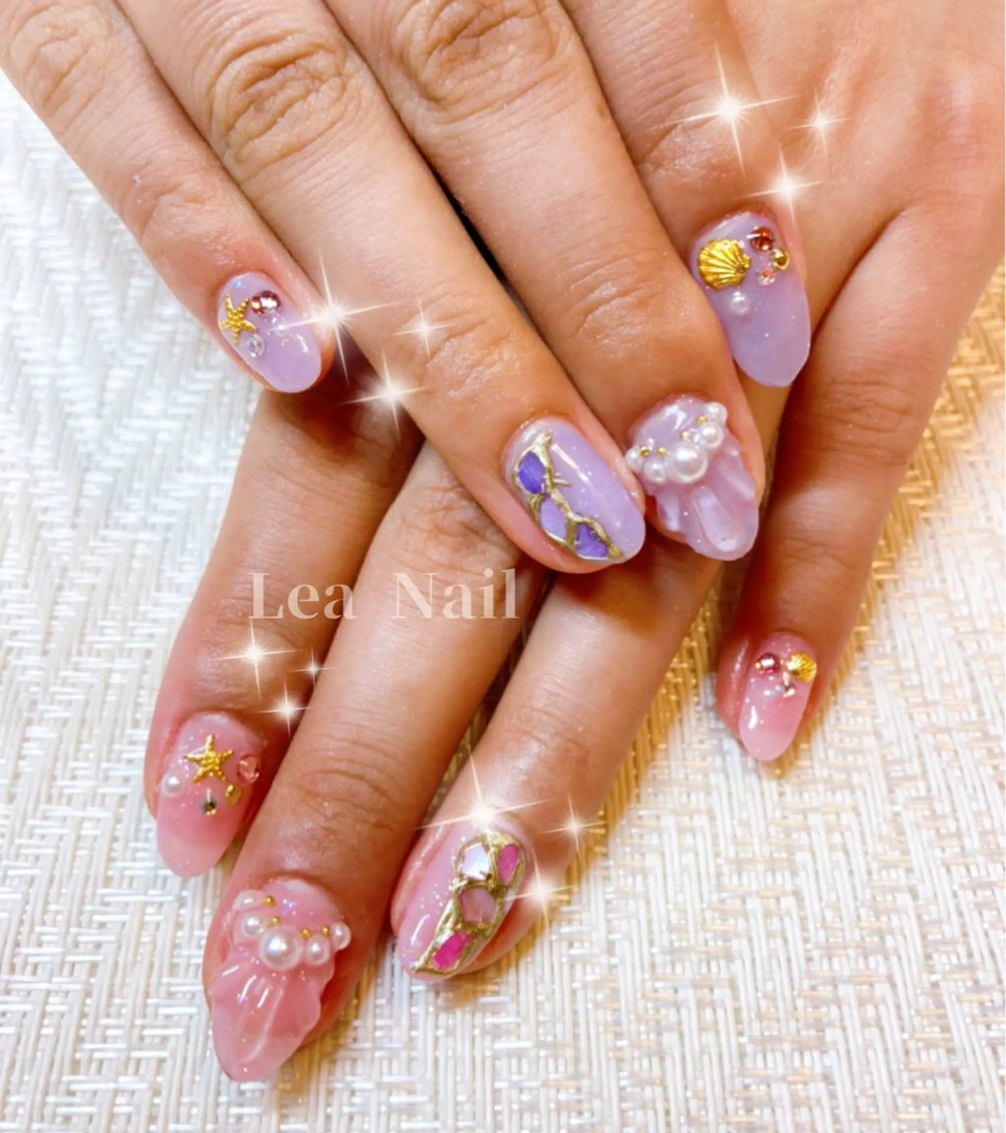 ネイル ぷっくりネイル Lea Nailのネイルデザイン