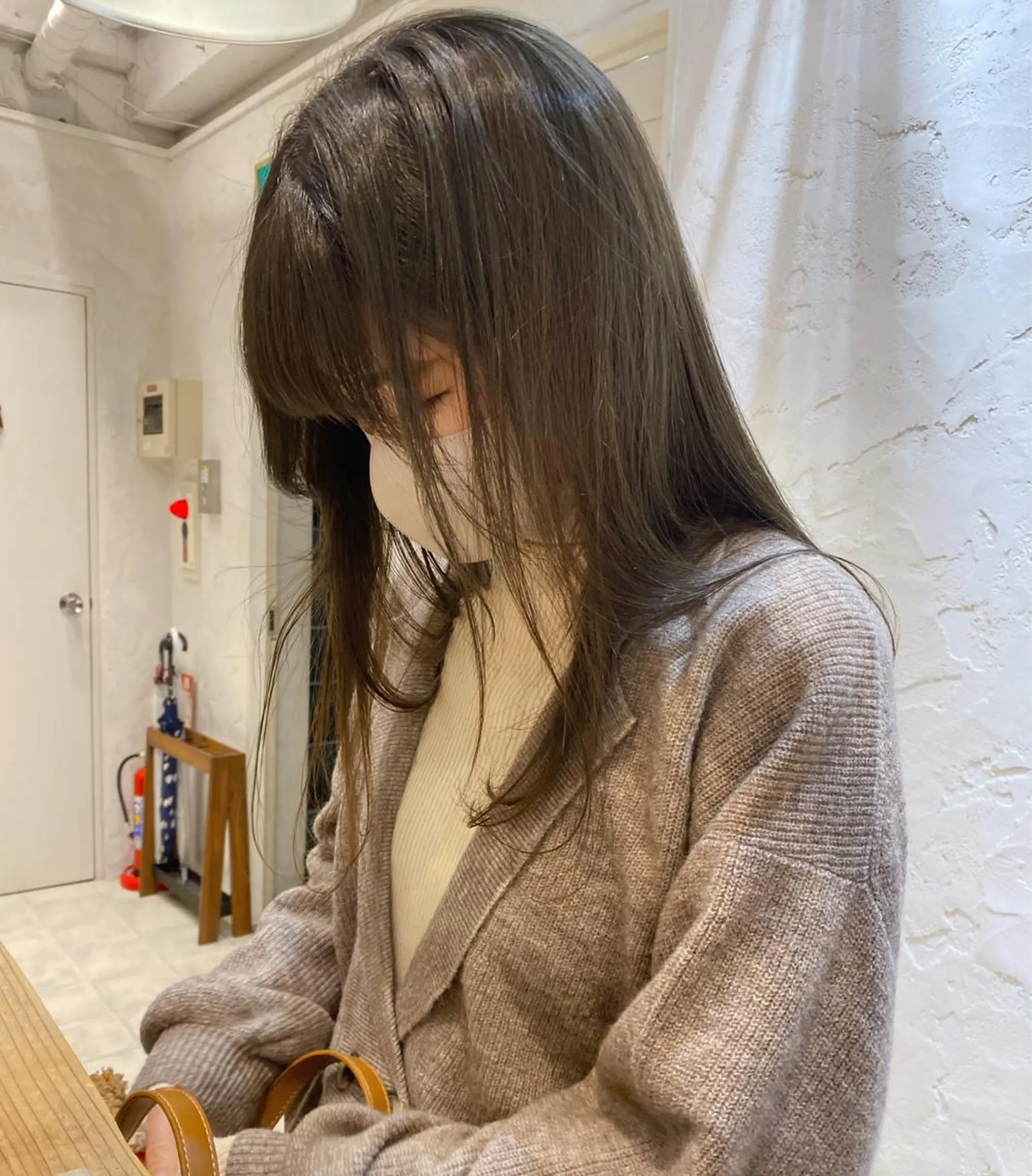 ロング カラー ベージュカラー グレージュ オリーブベージュ オリーブカラー オリーブグレージュ 🌟アレンジが似合う カラー🌟Rumiのヘアスタイル