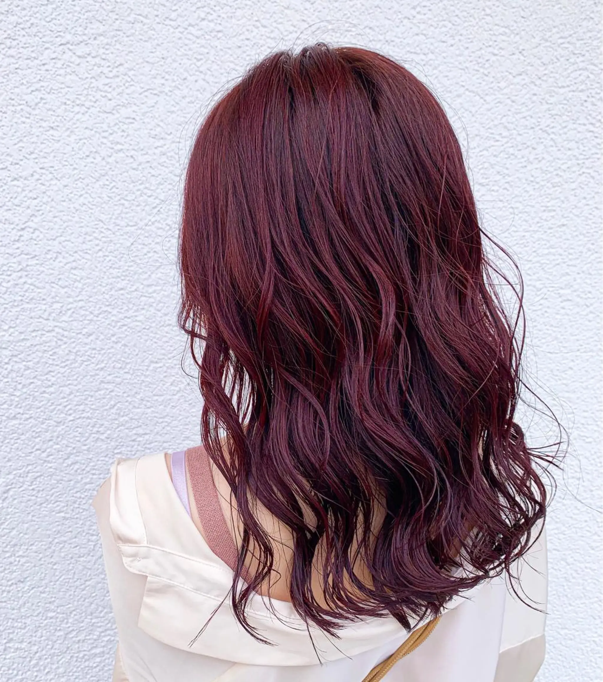 ロング カラー ヘアアレンジ ピンクカラー バイオレットカラー メンズパーマ職人 加藤 弘貴のヘアスタイル