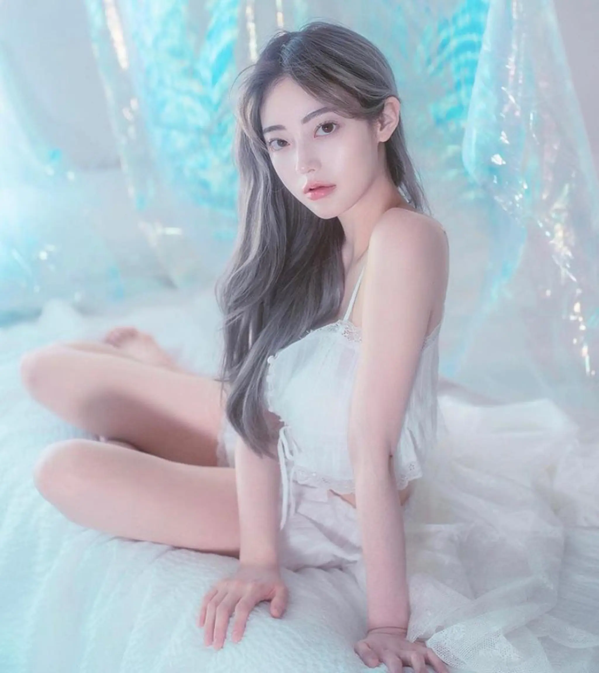 ロング カラー ヘアアレンジ ハイトーンカラー カット ヘアカラー トリートメント eN°byyoureshair所属・🎀トップスタイリ スト湯川響🎀のヘアスタイル