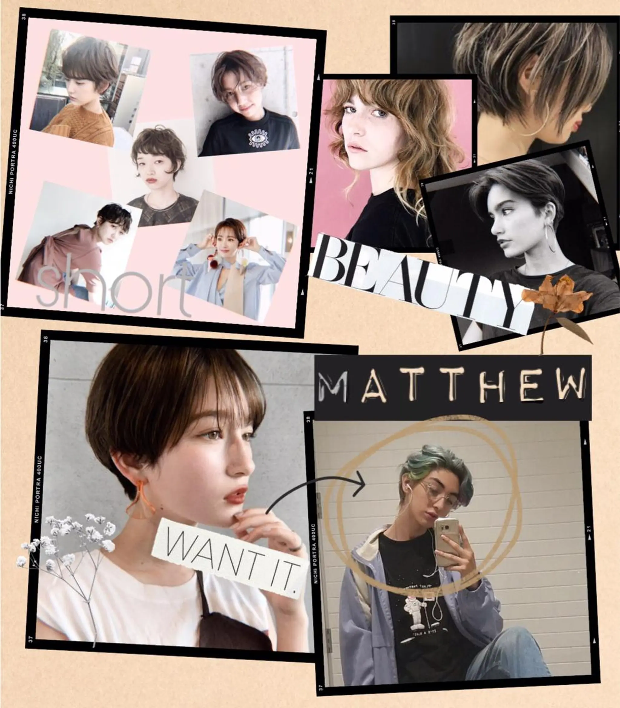 ショート カラー ri saのヘアスタイル