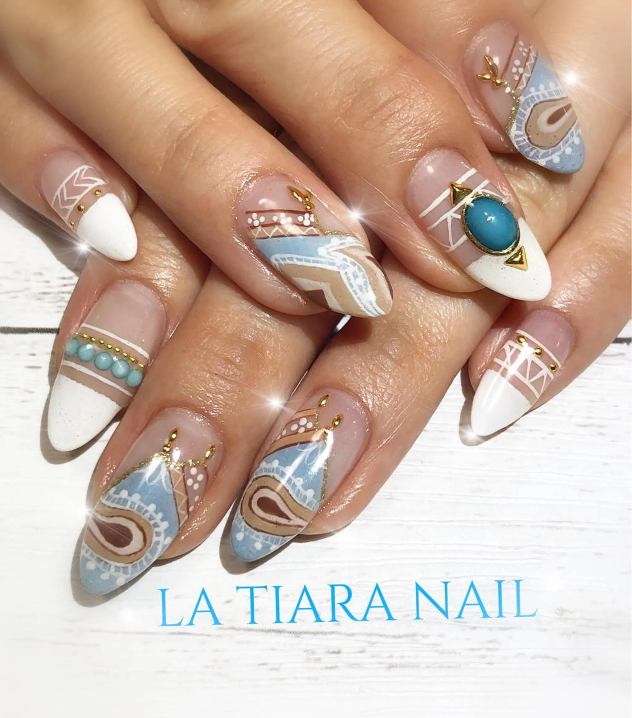 ネイル Blue bird  nailのネイルデザイン