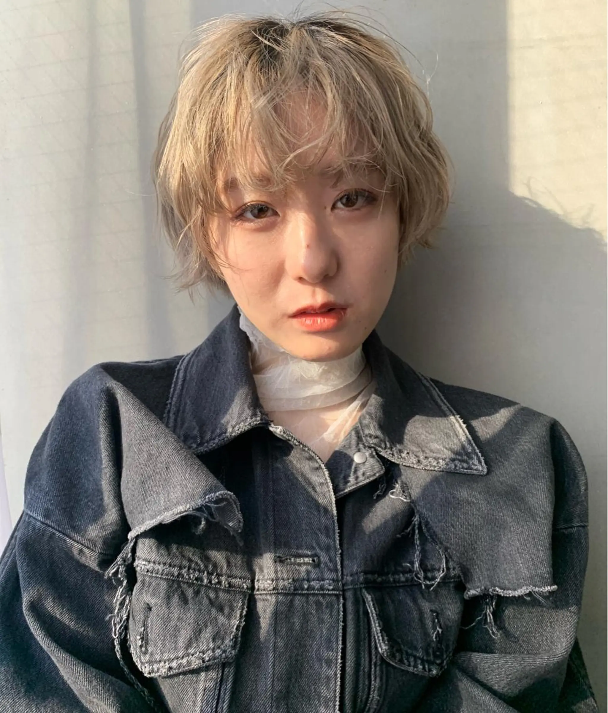 ショート カラー パーマ ヘアアレンジ メンズ キッズ ネイル マツエク・マツパ ウルフレイヤーカット /チヒロのヘアスタイル