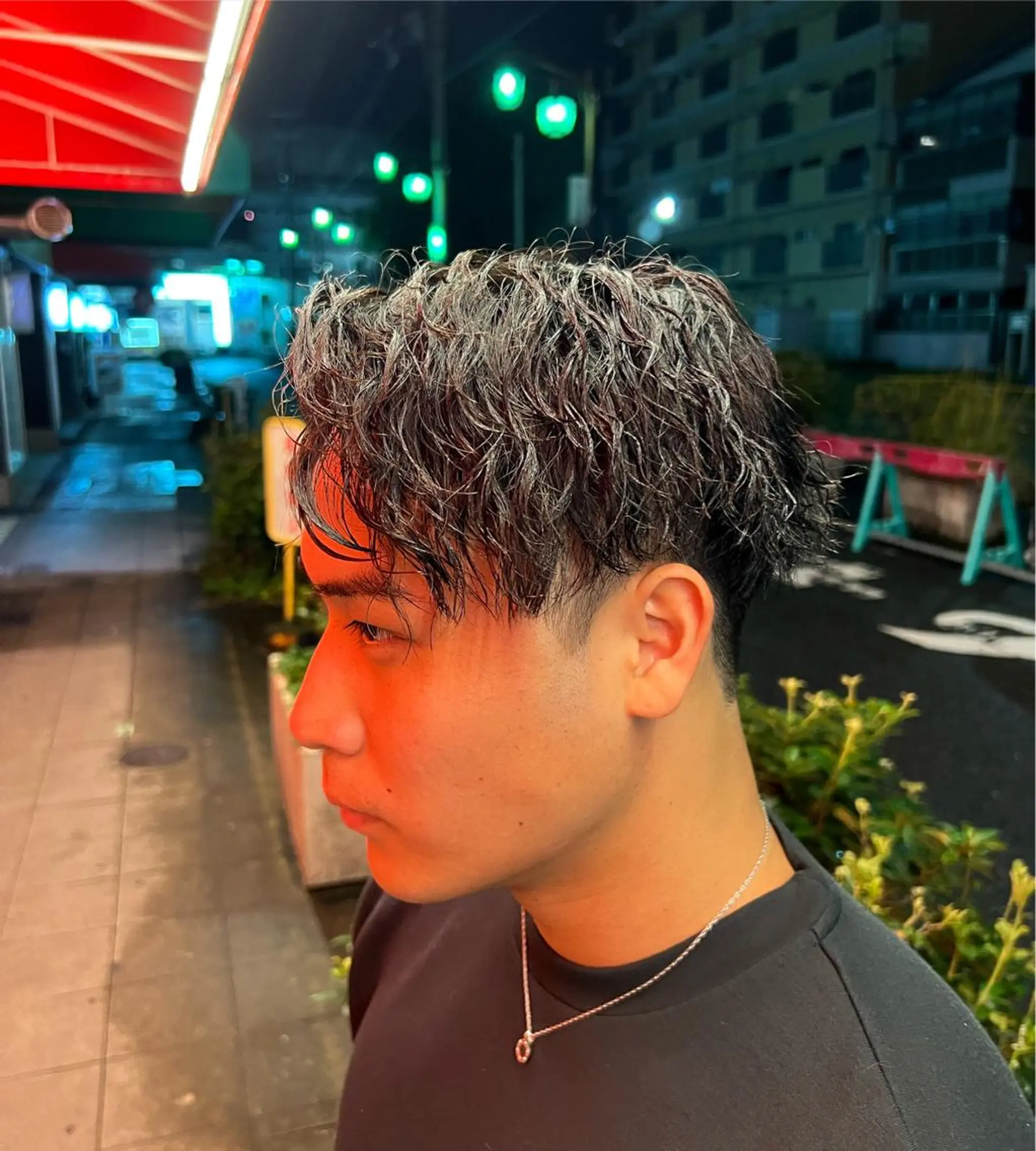 ショート メンズ カット パーマ メンズ専門 花瀬弘晃のヘアスタイル