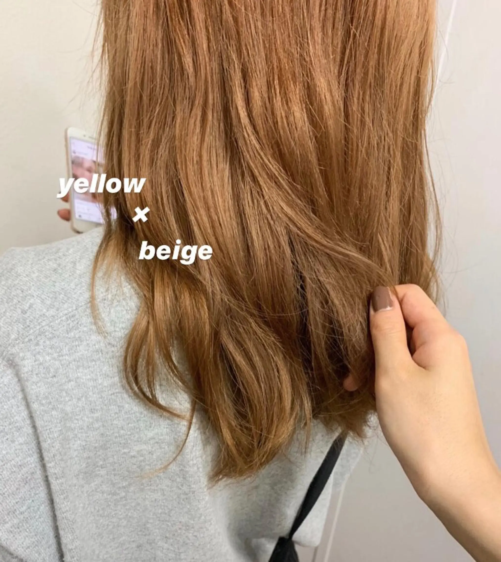 ロング カラー ベージュカラー ブリーチ イエローカラー トリートメント レイヤーカット🎀 kanaのヘアスタイル