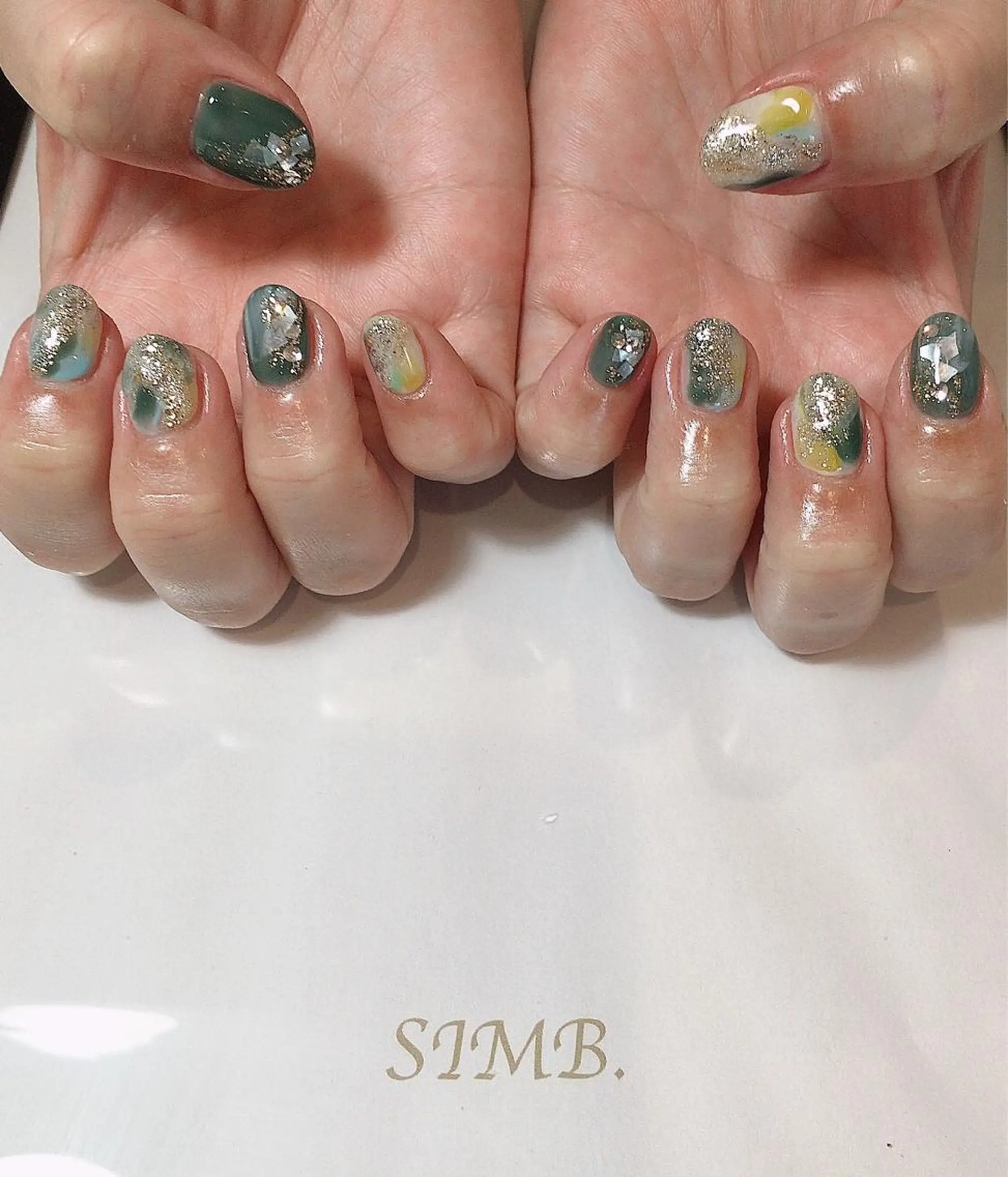 ネイル ラメ(グリッター) nailsalon SIMB.のネイルデザイン