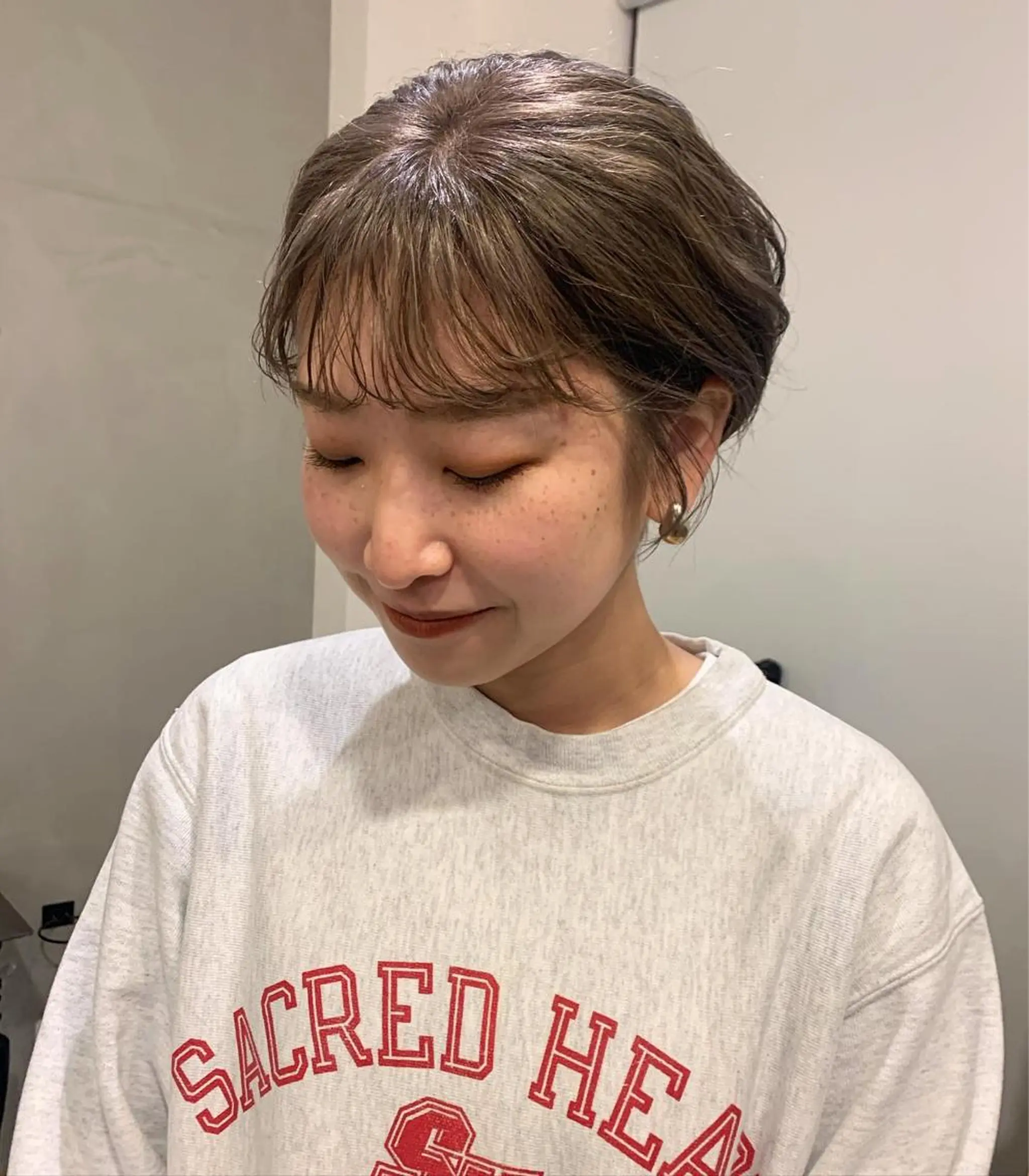 ショート カラー ハイトーンカラー ショートヘア mir MIYUのヘアスタイル